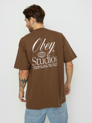 OBEY Studios Worldwide T-Shirt (silt)