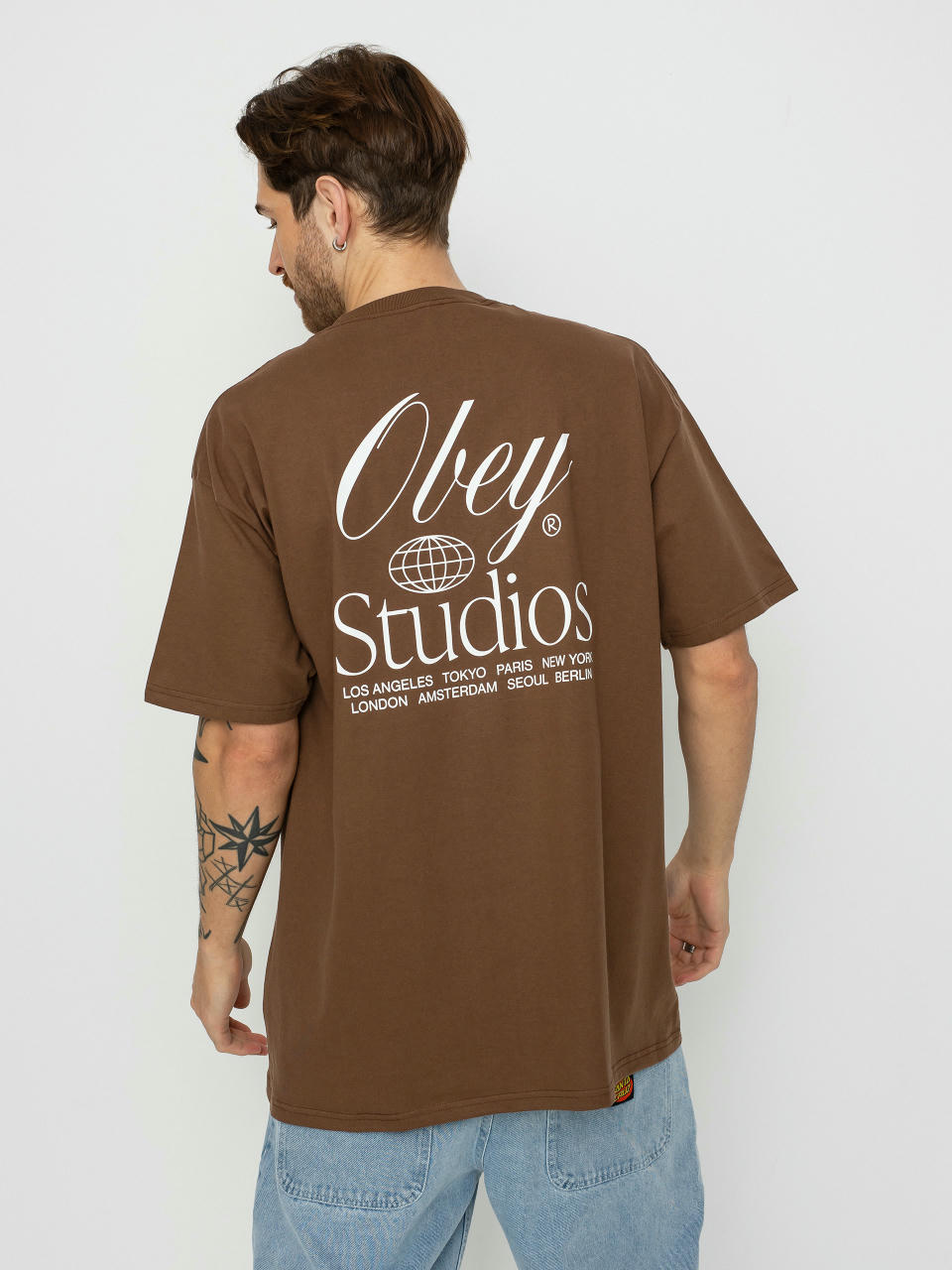 OBEY Studios Worldwide T-Shirt (silt)