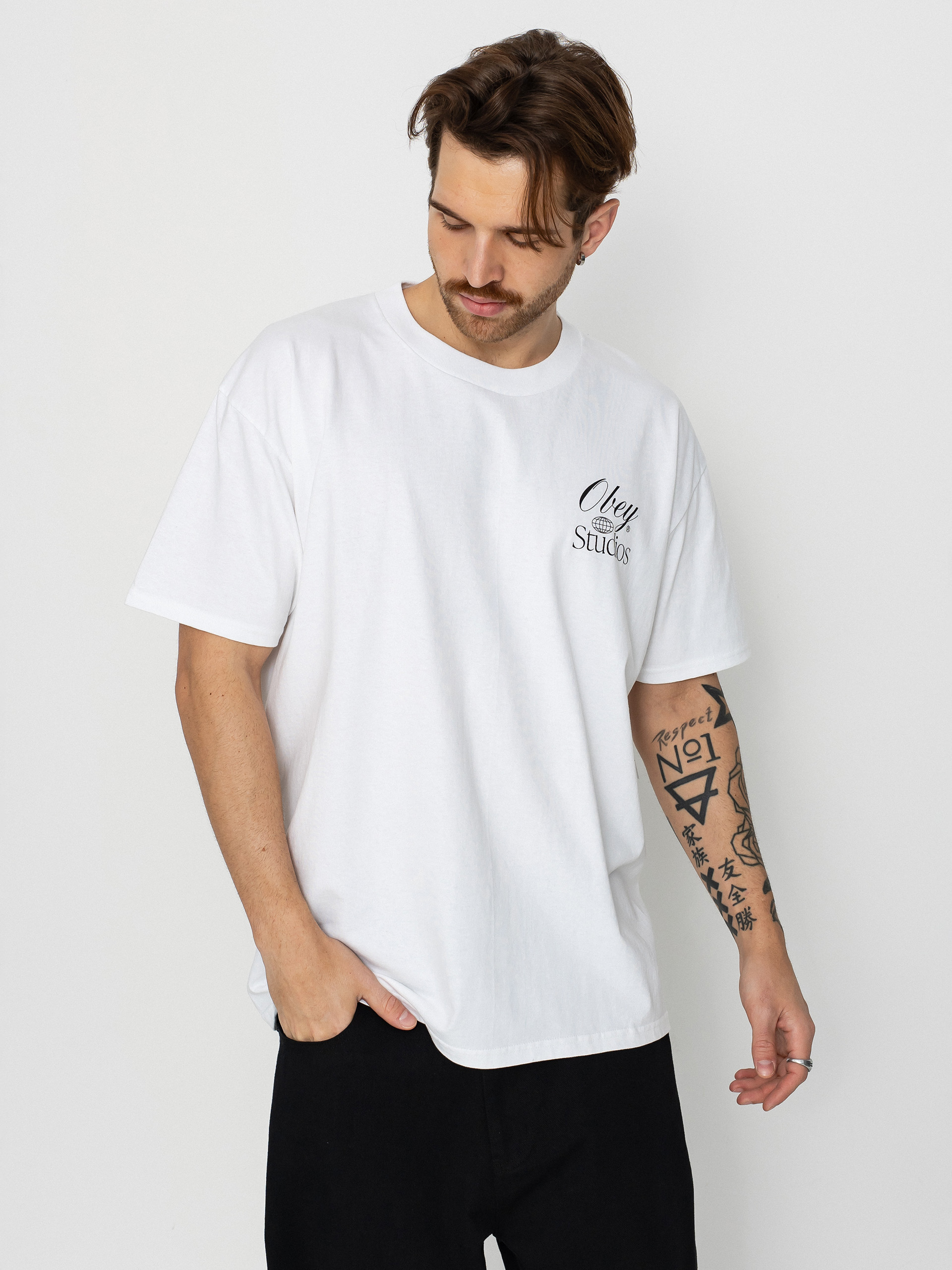 OBEY Studios Worldwide T-Shirt (white)