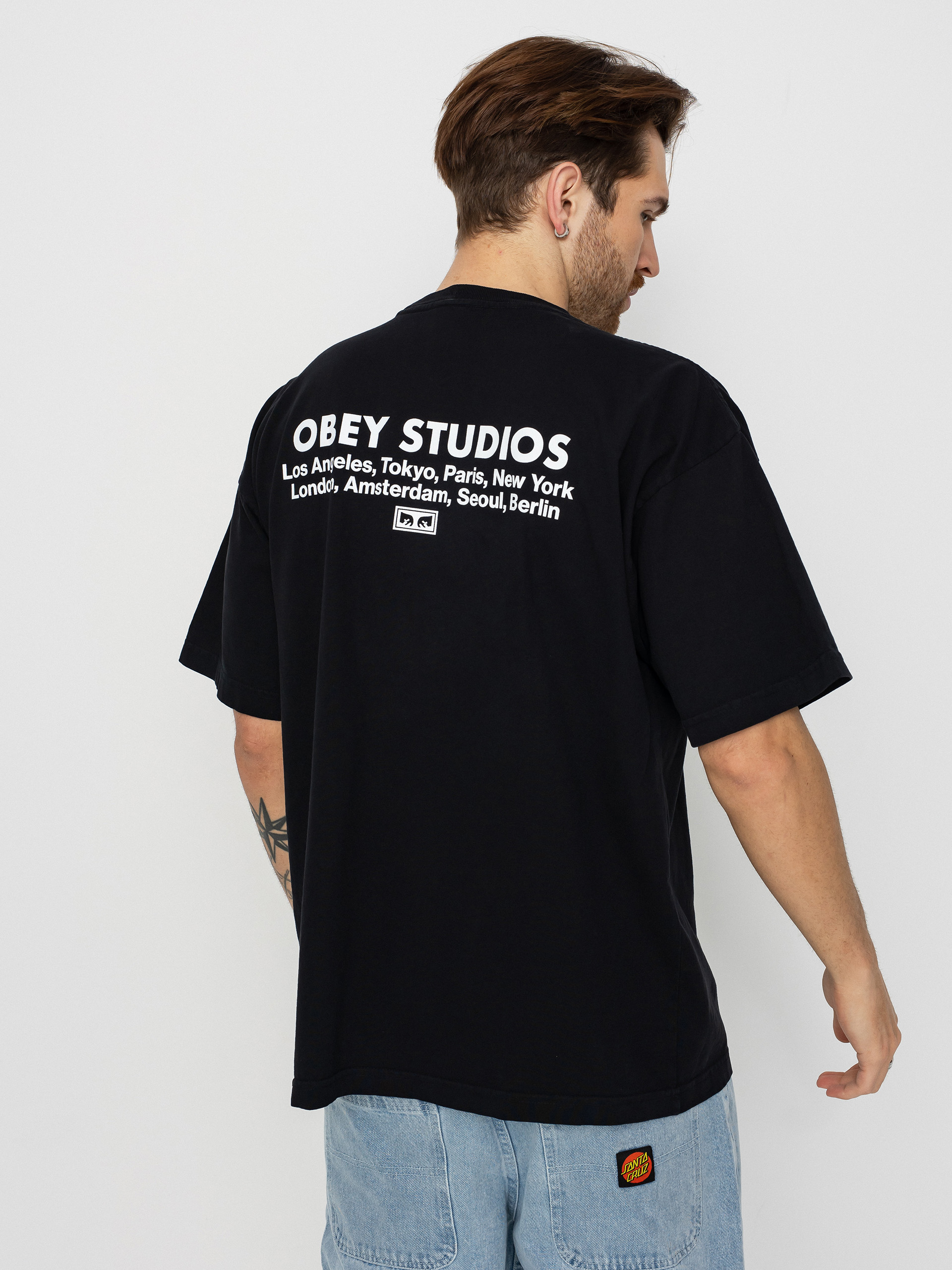 OBEY Studios Eye T-Shirt - black (jet black)