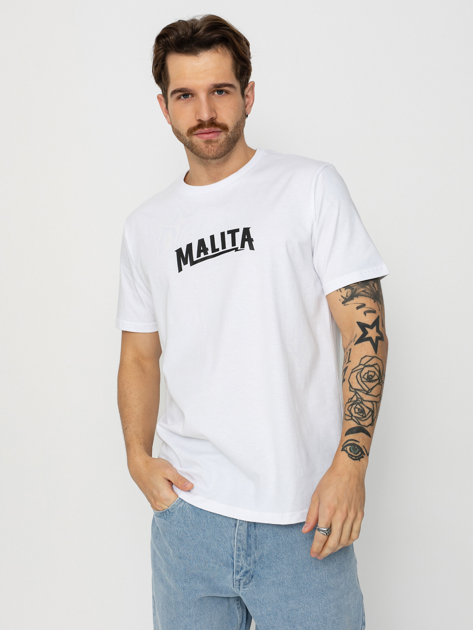 Malita Thunder Logo T-Shirt - white (white)