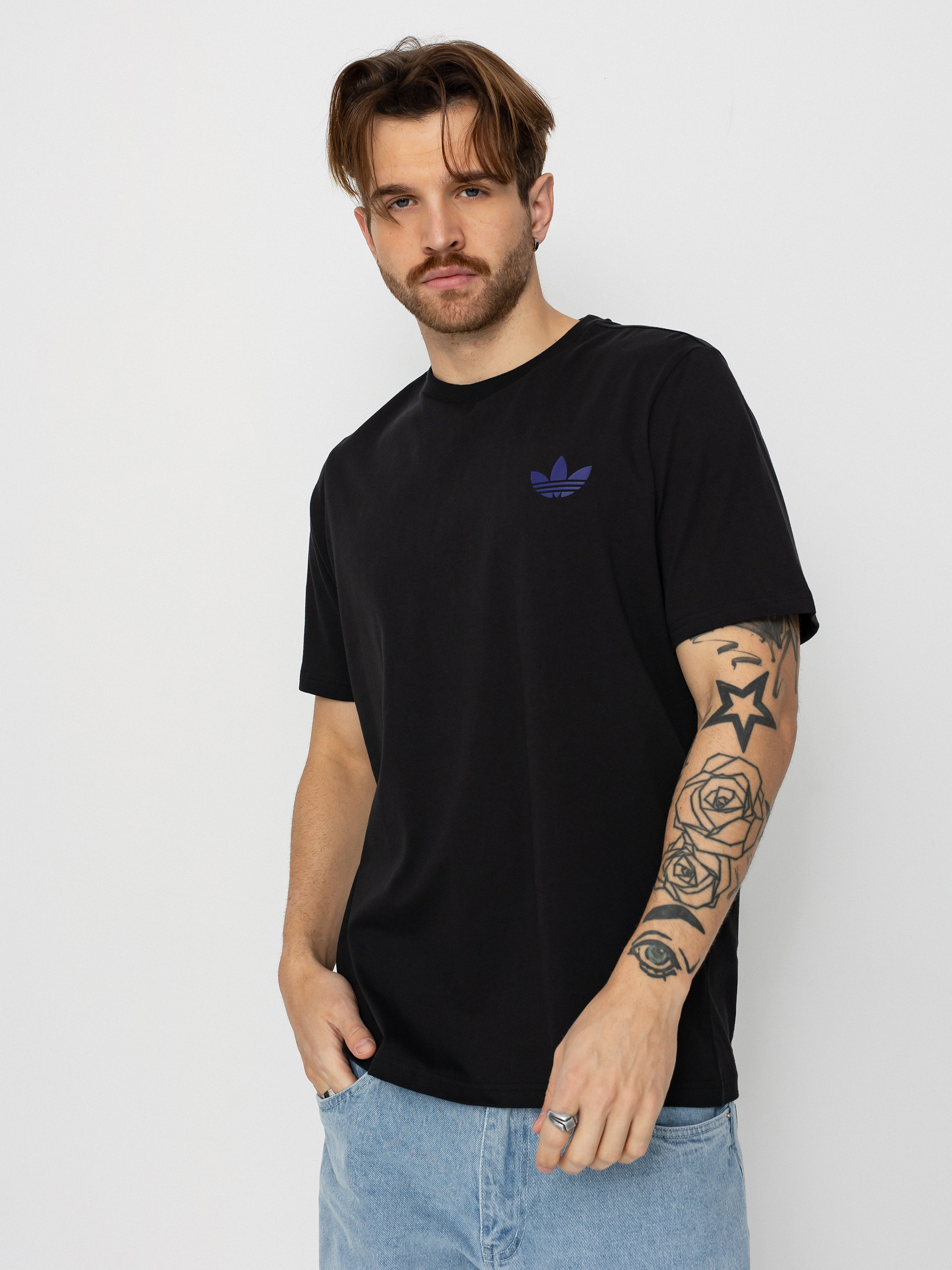 adidas 4.0 Stlogo T-Shirt (black/cpurpl)