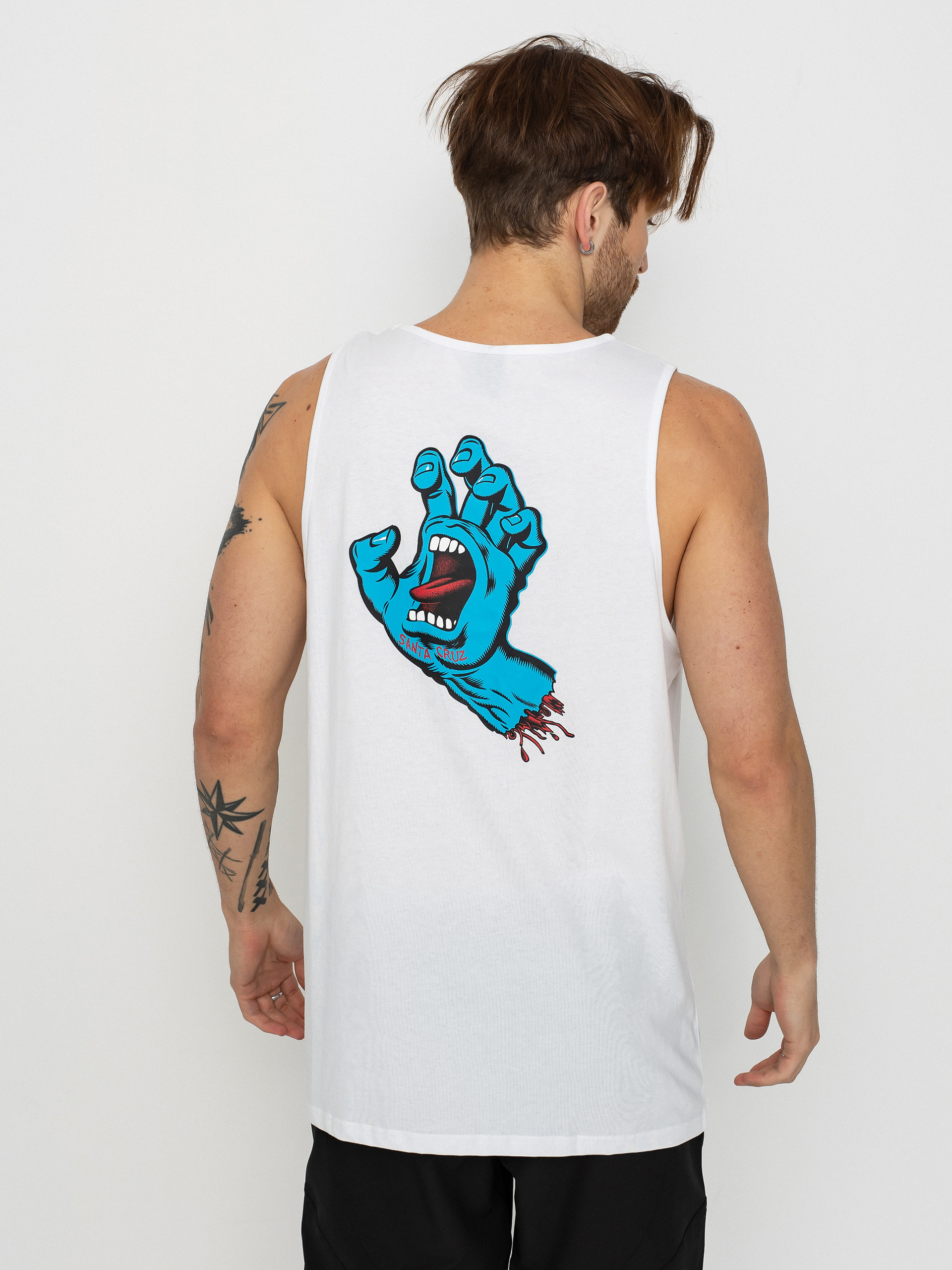 Santa Cruz Screaming Hand Tank top (white)