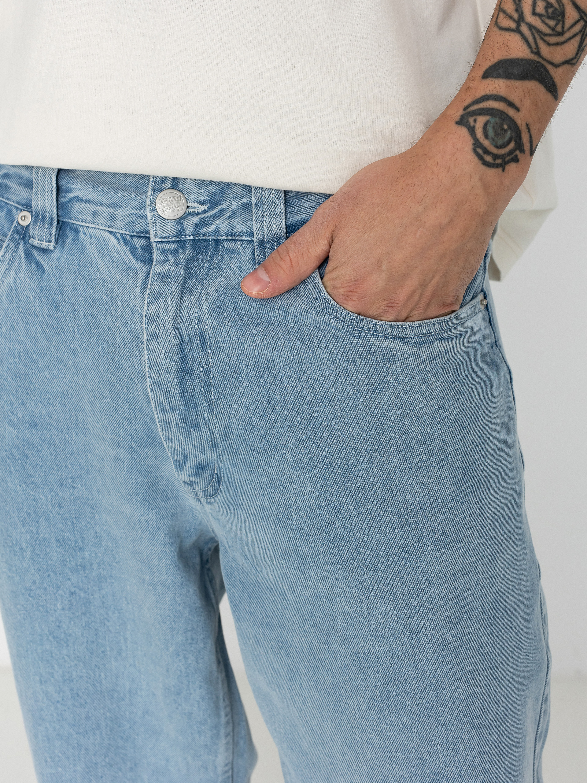 Santa Cruz Classic Label Jean Hose (stone wash)