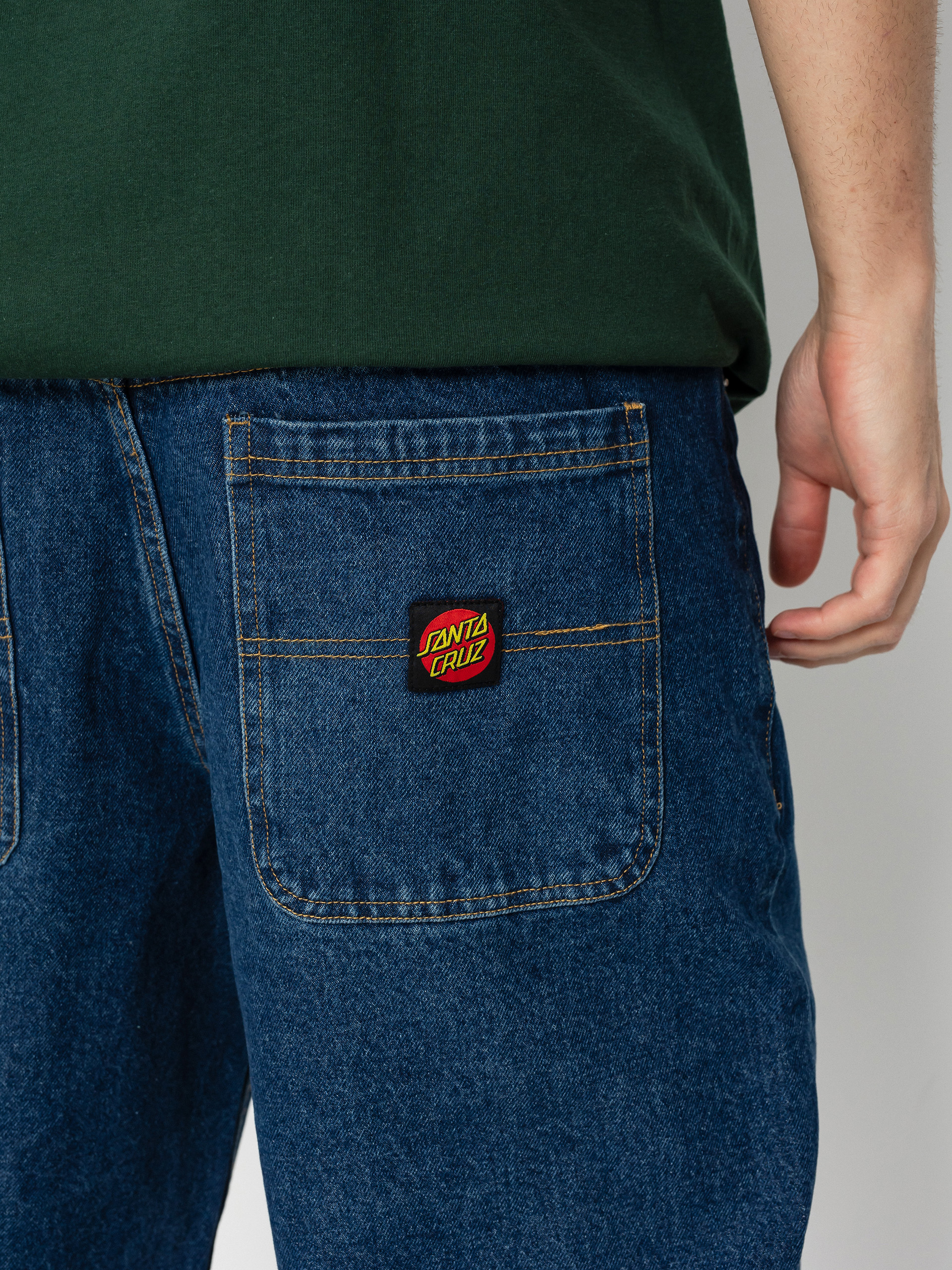 Santa Cruz Classic Label Jean Pants (classic blue)