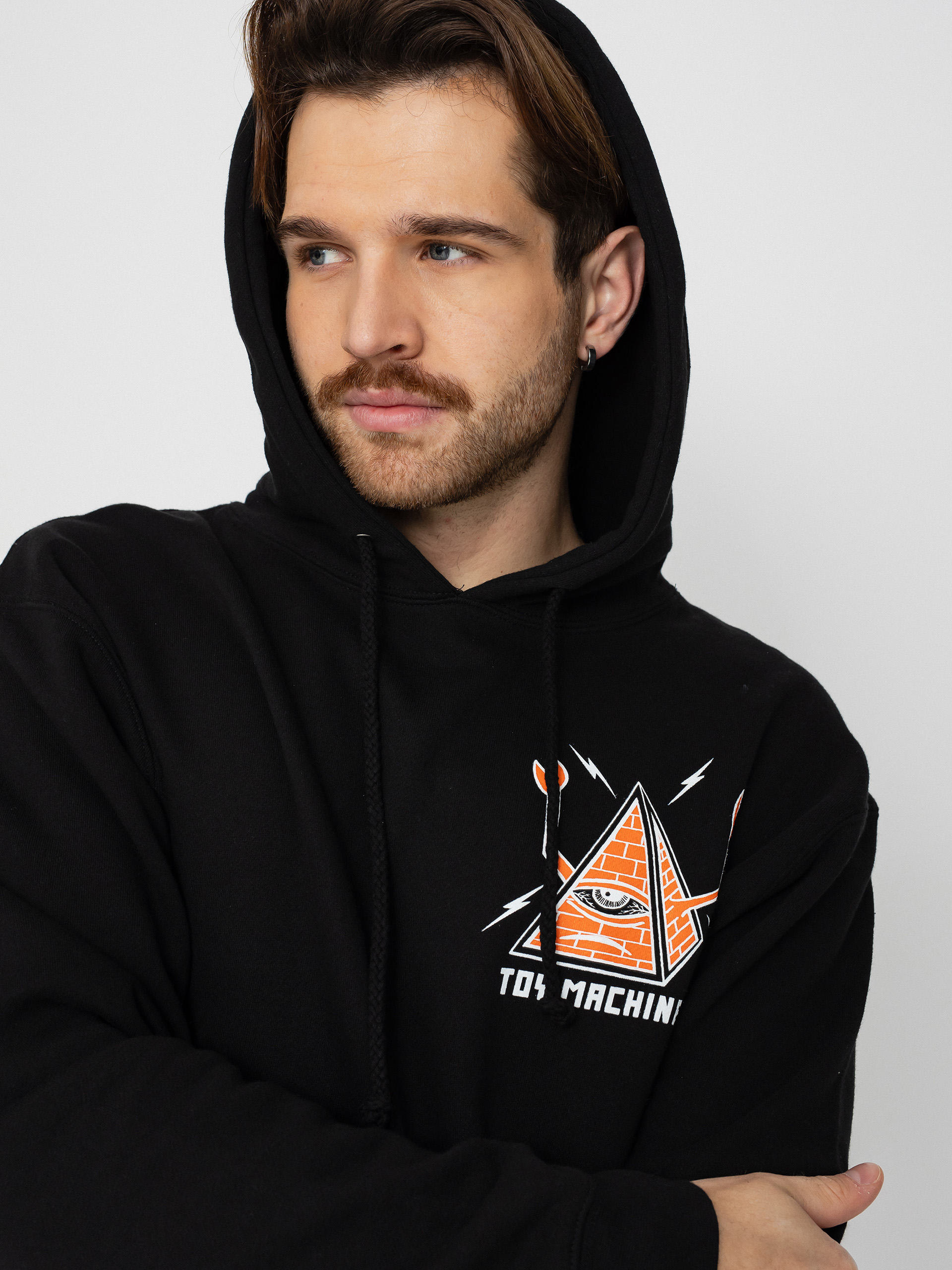 Black pyramid monster hoodie online