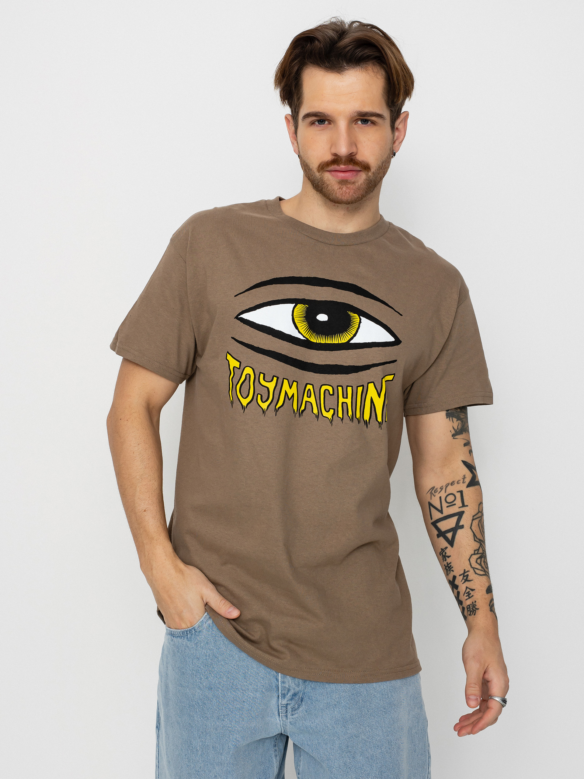 Toy Machine Eye Machine T Shirt khaki