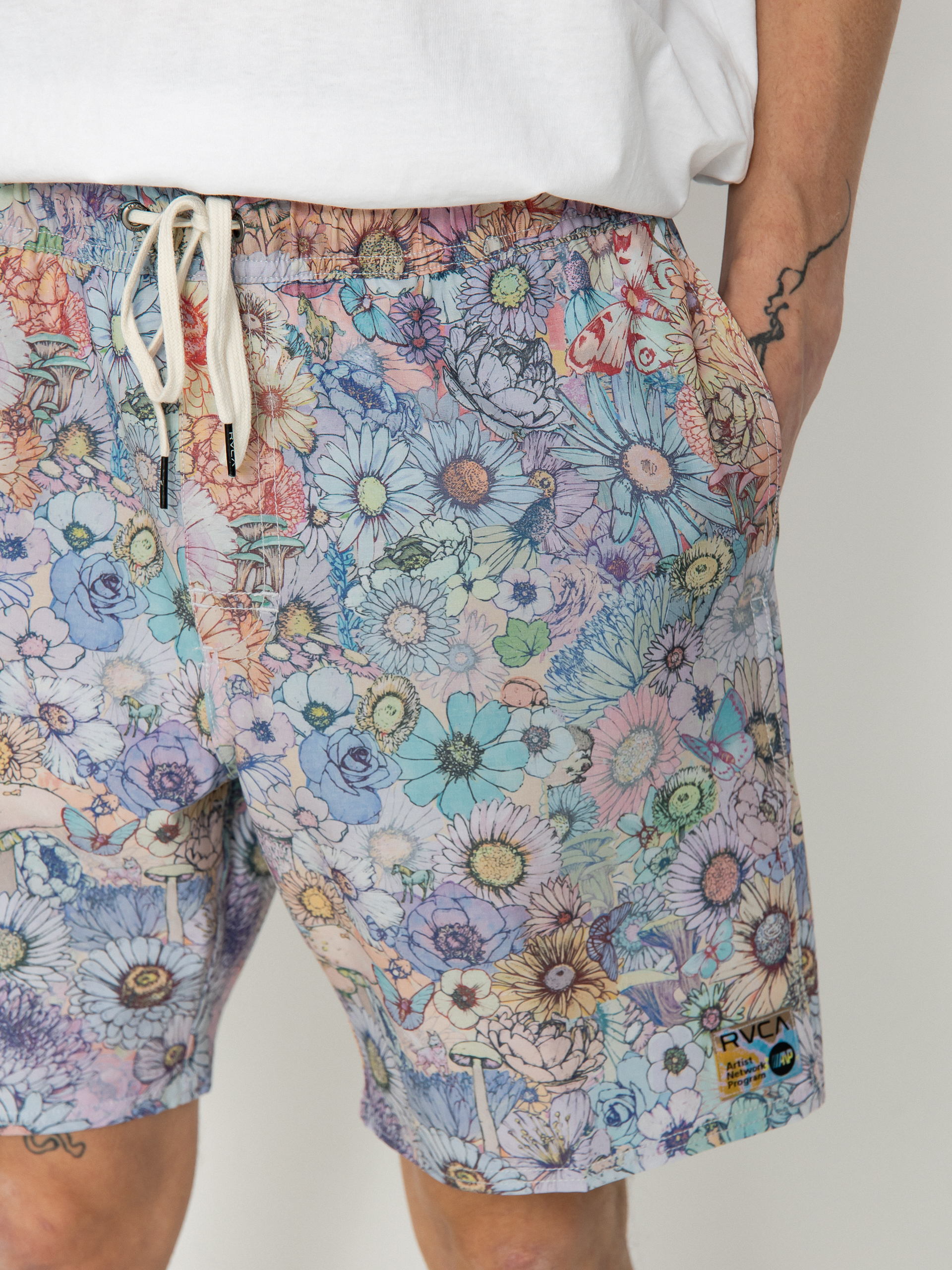 RVCA Sage Elastic Hemp Boardshorts (multi)