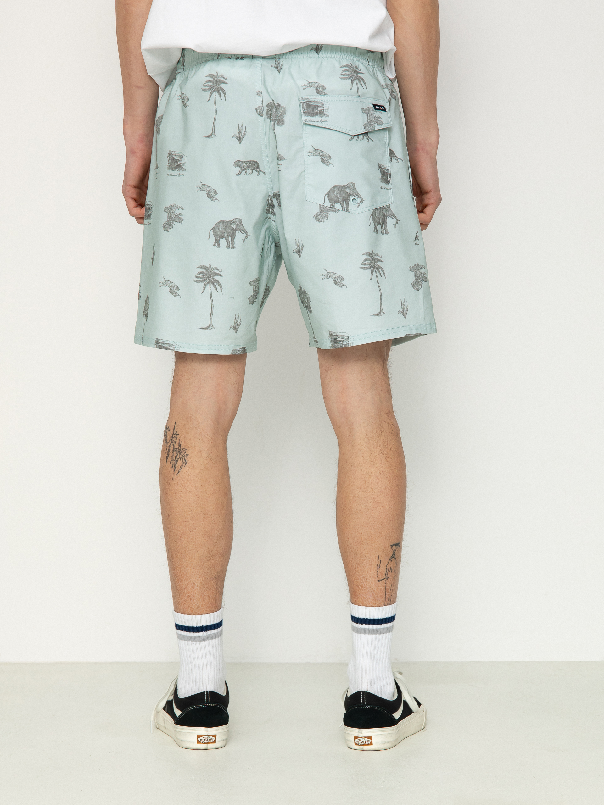 RVCA Barnes Elastic Boardshorts (cool blue)