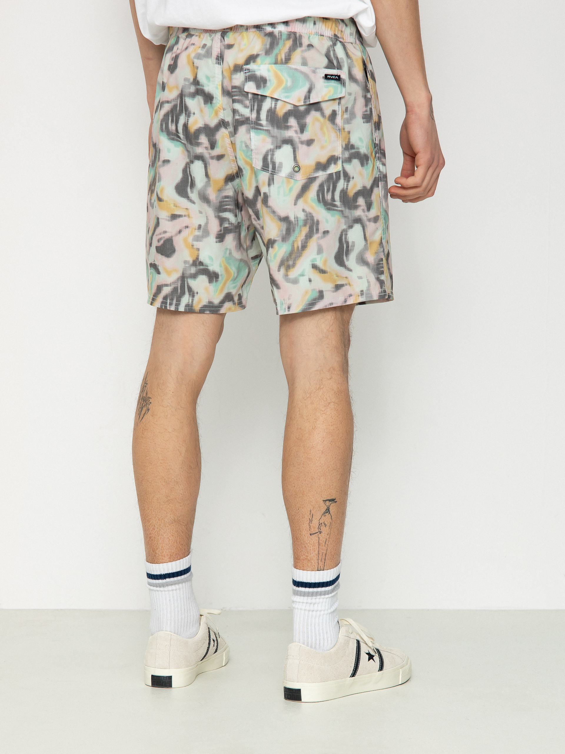 RVCA Manic Elastic Boardshorts (light blue)