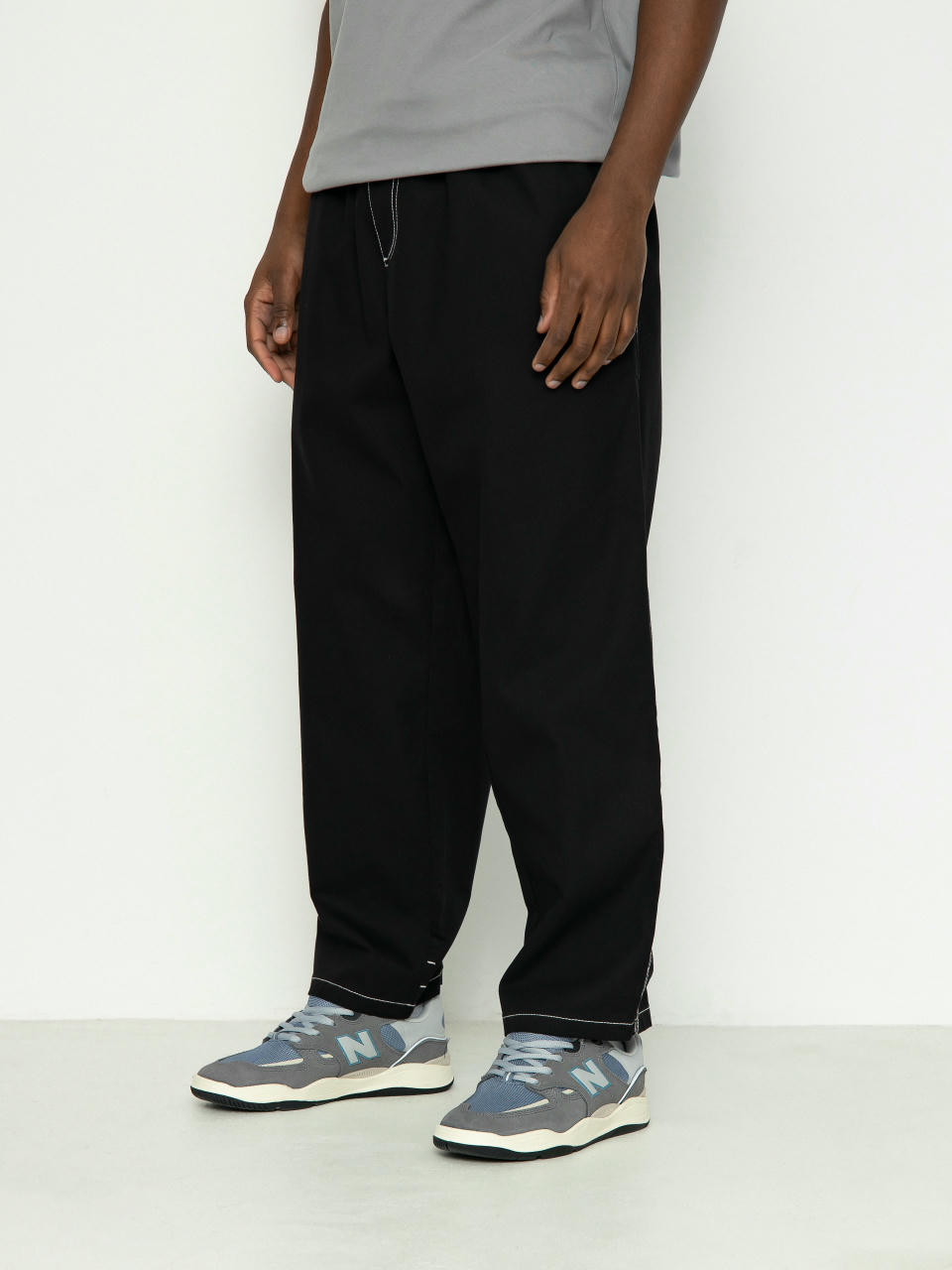 Polar Skate Hose Surf Pants Contrast (black/white)