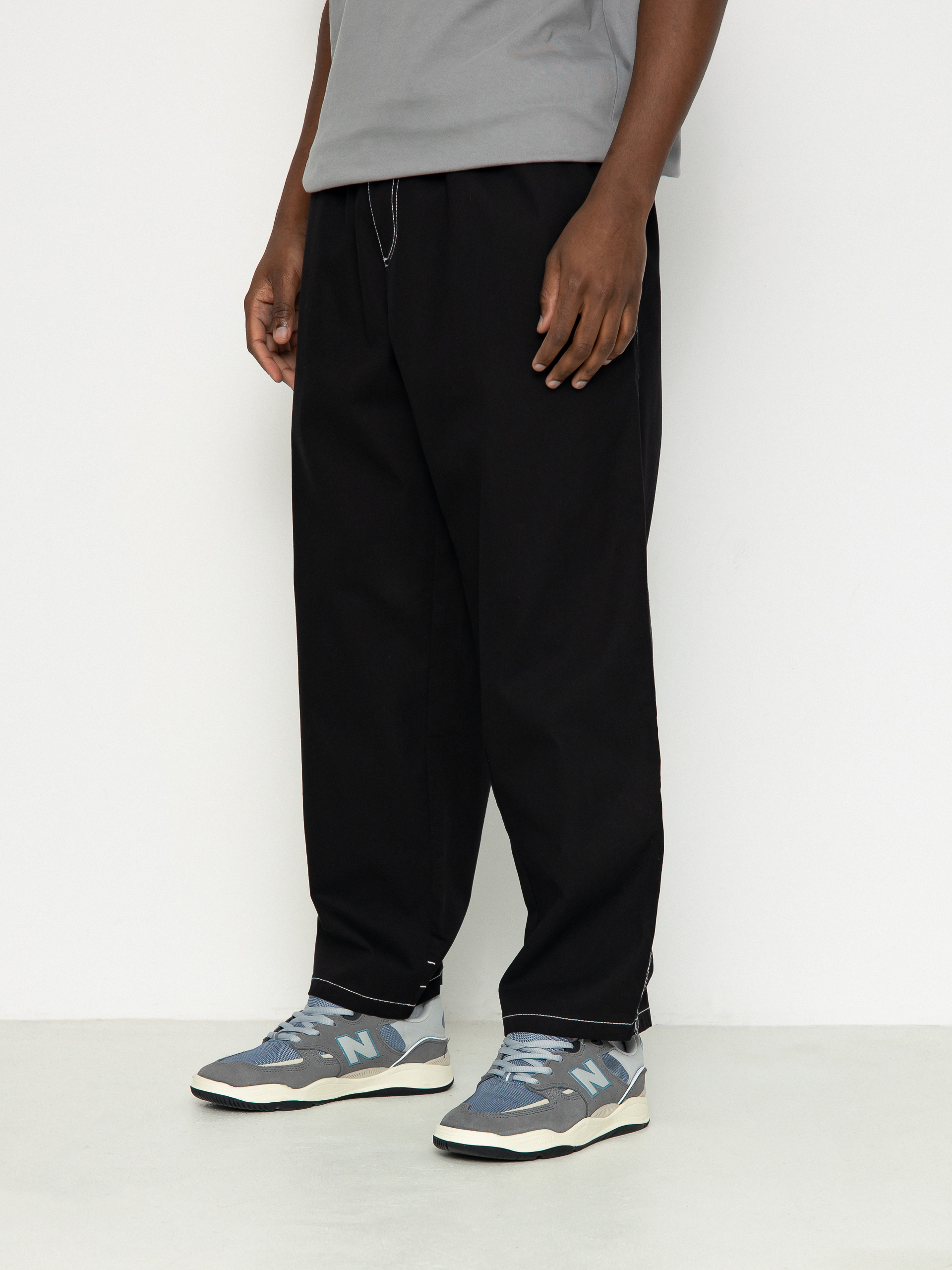 Polar Skate Pants Surf Pants Contrast - black (black/white)