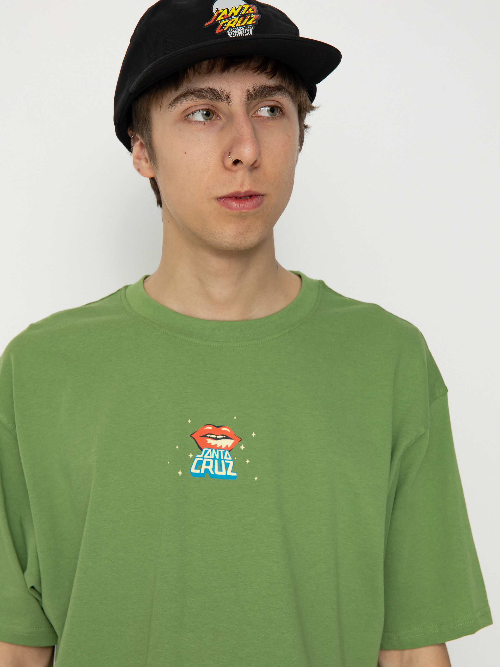 Santa Cruz Johnson Danger Zone 2 T-Shirt (apple)