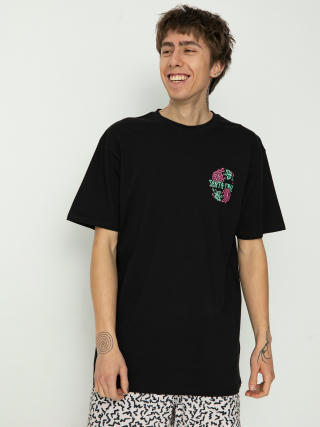 Santa Cruz Dressen Rose Crew Two T-Shirt (black)