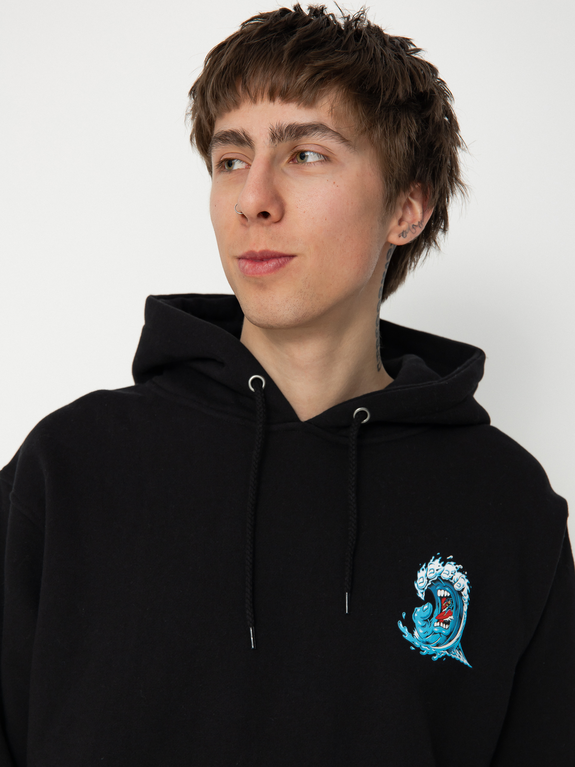 Santa Cruz Screaming Wave Sweatshirt (black)
