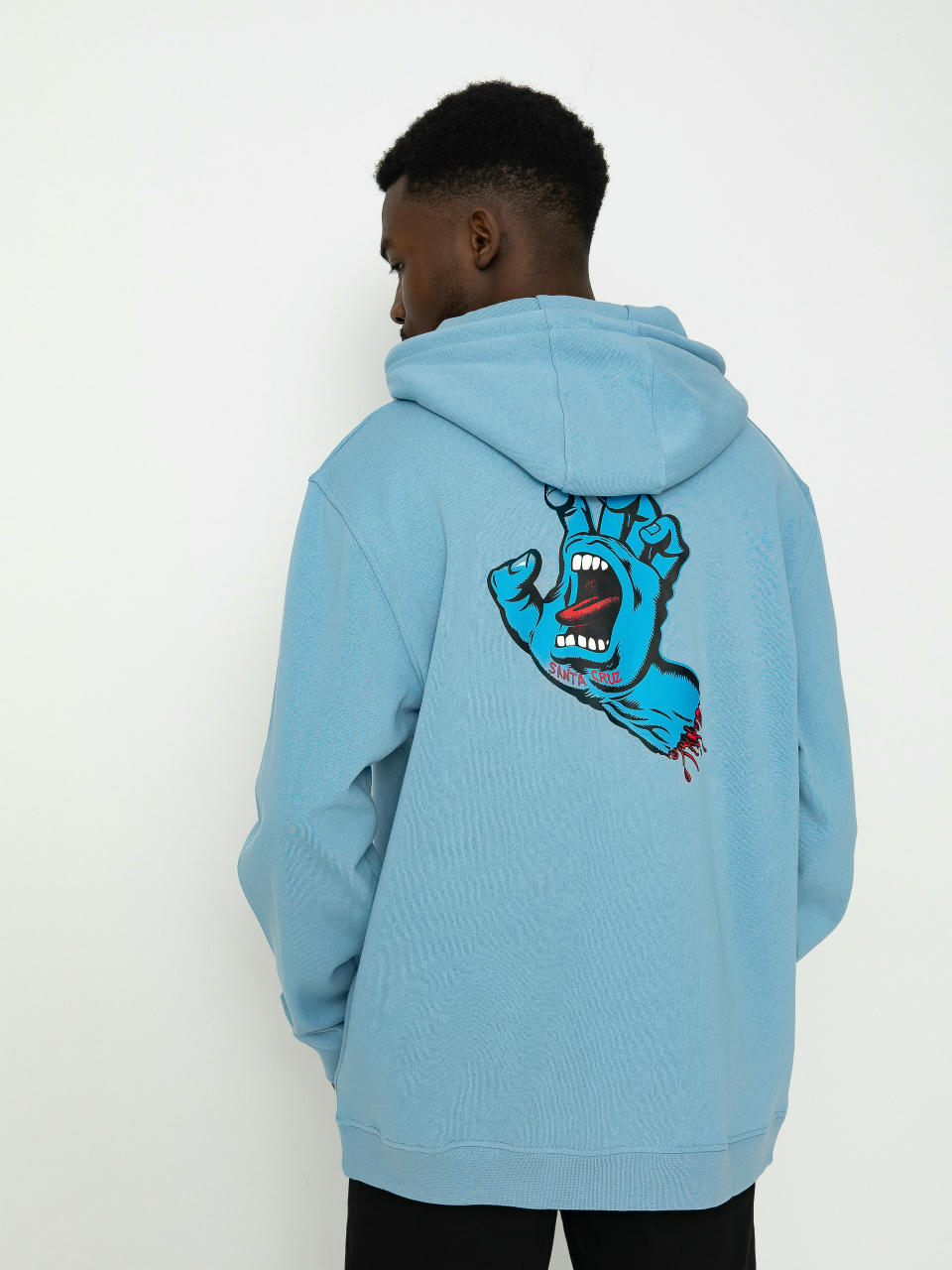 Santa Cruz Screaming Hand Chest Sweatshirt (sky blue)