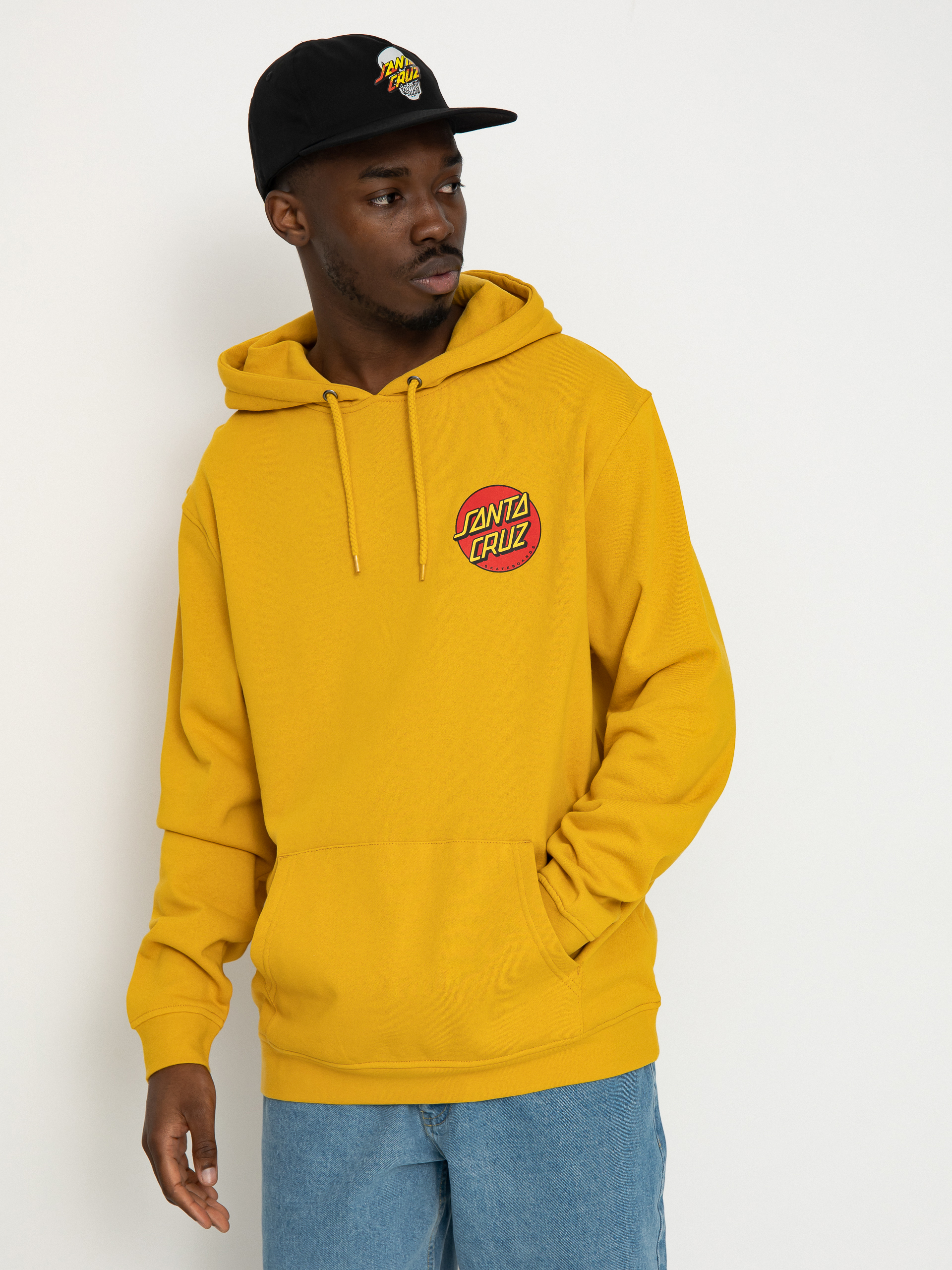 Santa Cruz Classic Dot Chest Sweatshirt (old gold)