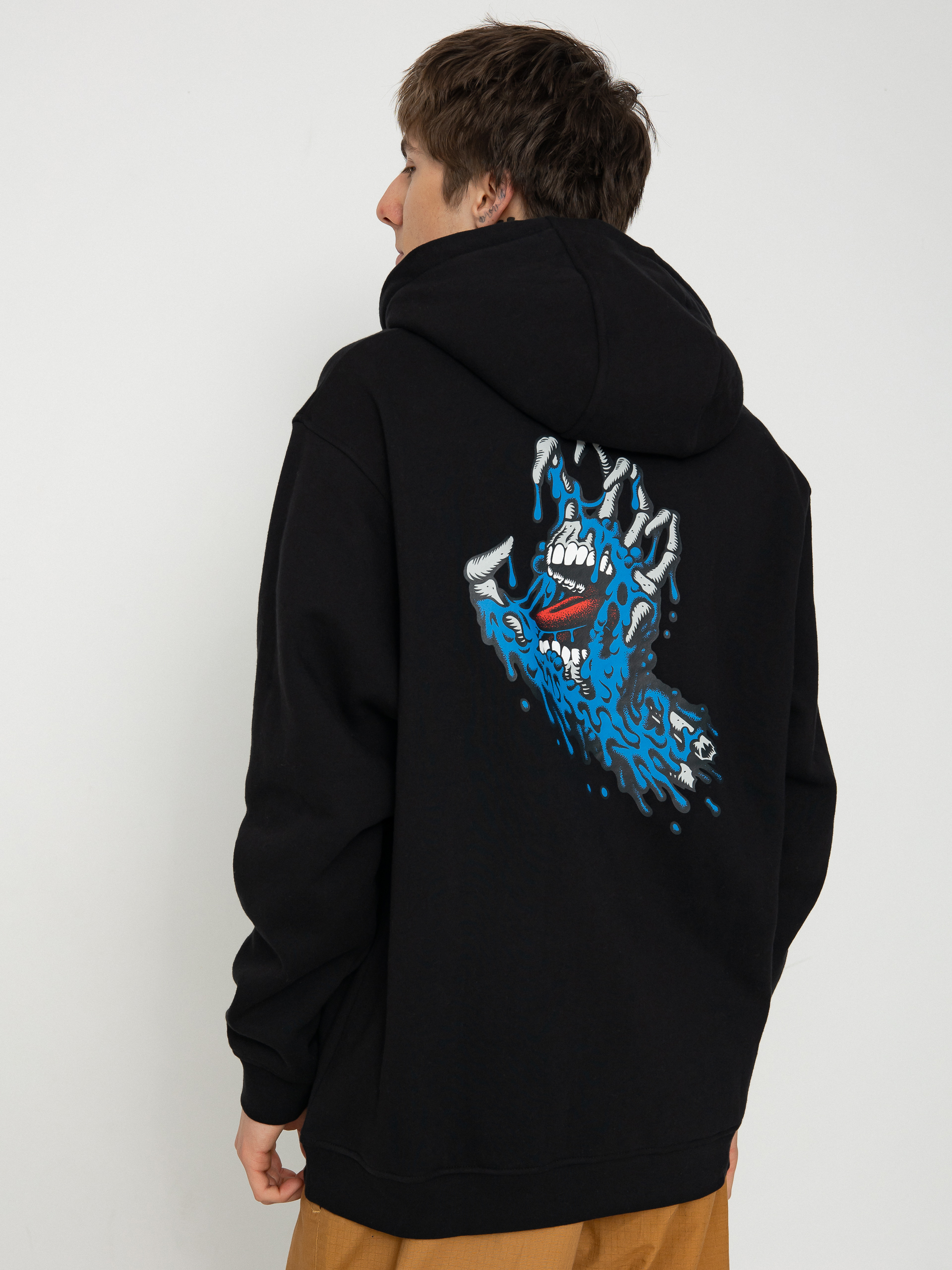 Santa Cruz Melting Hand HD Hoodie (black)