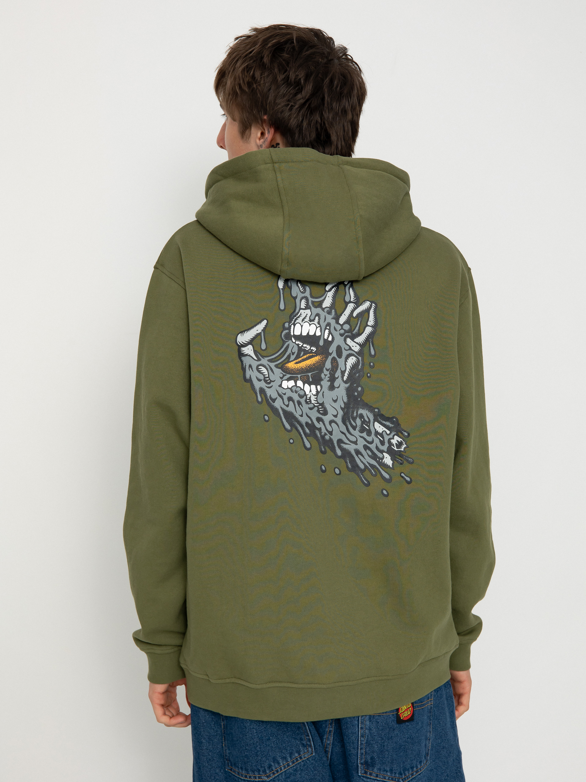 Santa Cruz Melting Hand HD Hoodie (sea kelp)