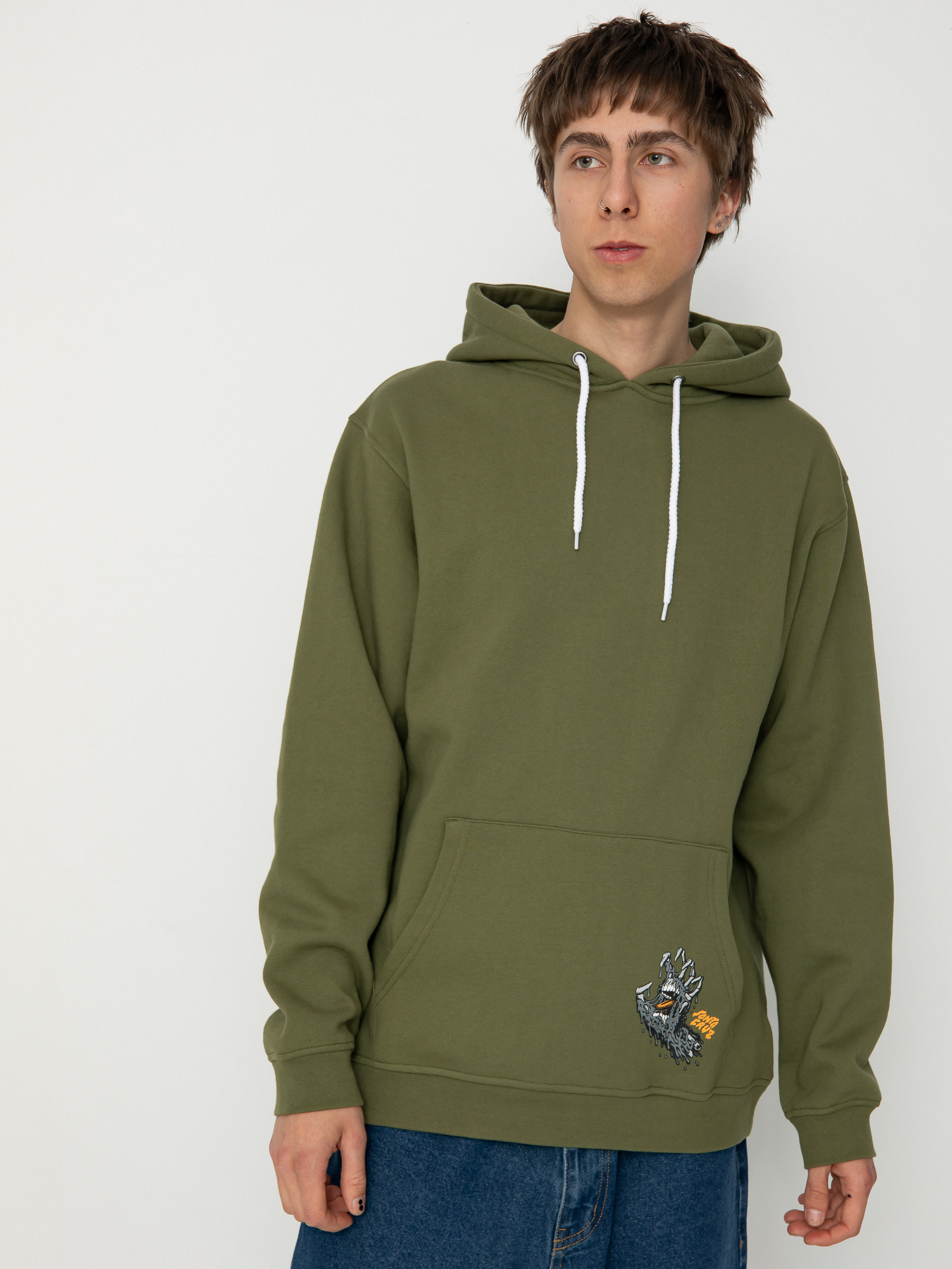 Santa Cruz Melting Hand HD Hoodie (sea kelp)