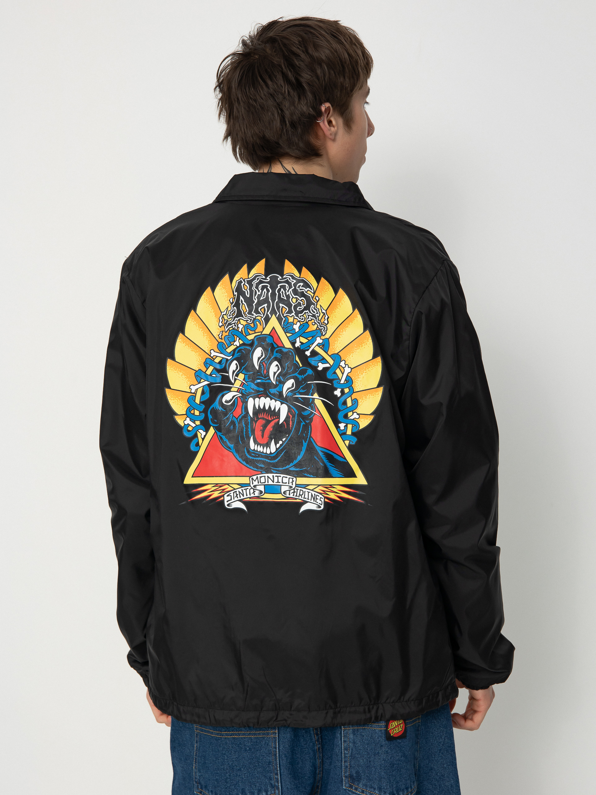 Santa Cruz Natas Screaming Panther Jacket - black (black)