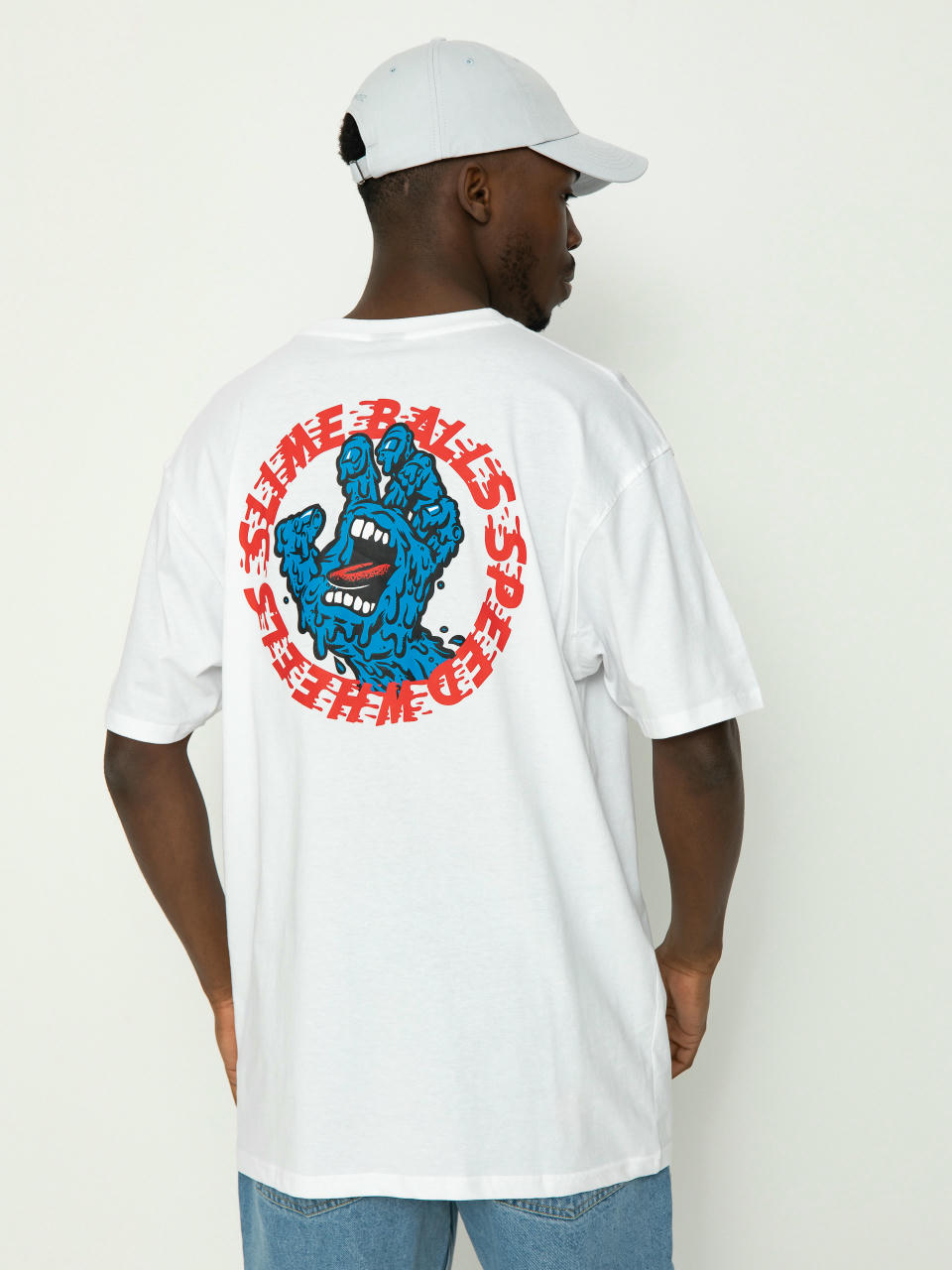 Santa Cruz Sb Hand T-Shirt (white)