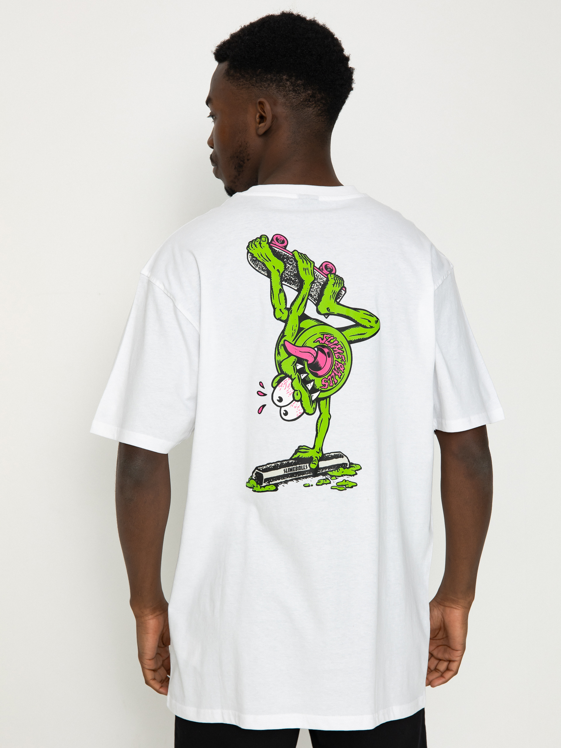 Santa Cruz Slimey II T-Shirt - white (white)