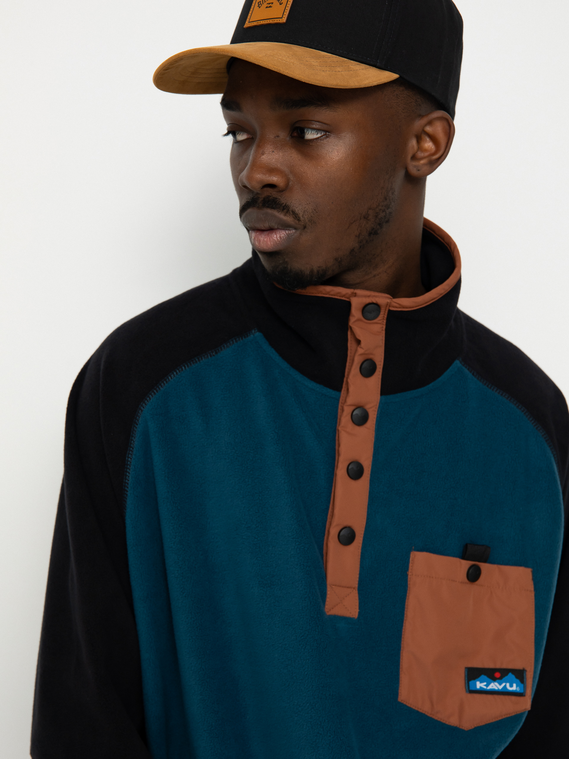 Herren Kavu Fleece Jacke Teannaway (seaworthy)