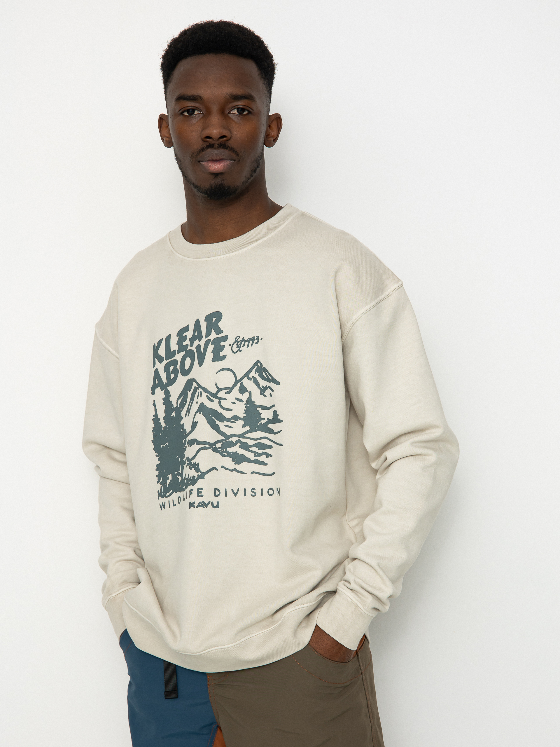 Kavu Sweatshirt KAVU Core Crew beige (oatmeal)
