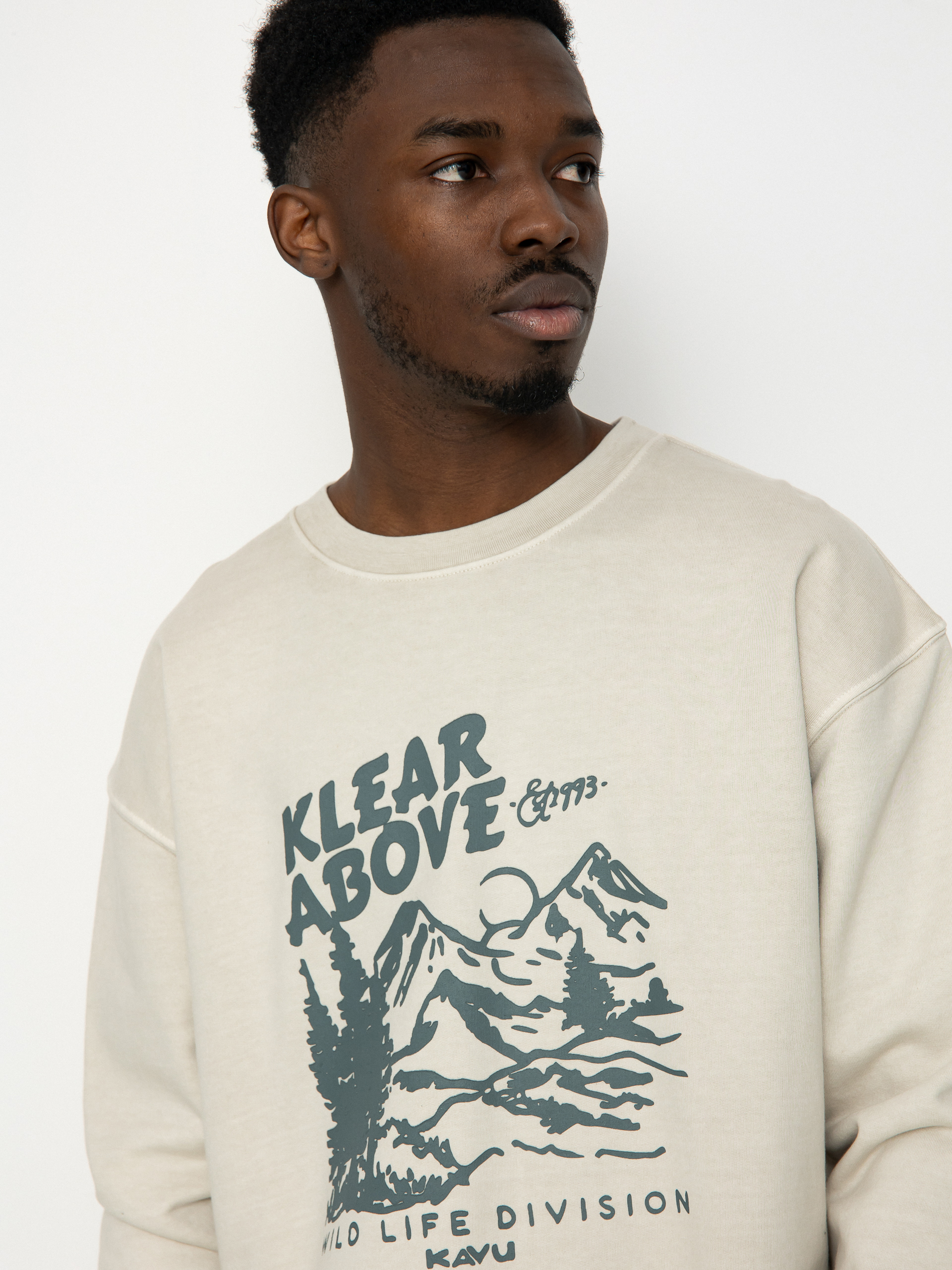 Kavu Sweatshirt KAVU Core Crew (oatmeal)