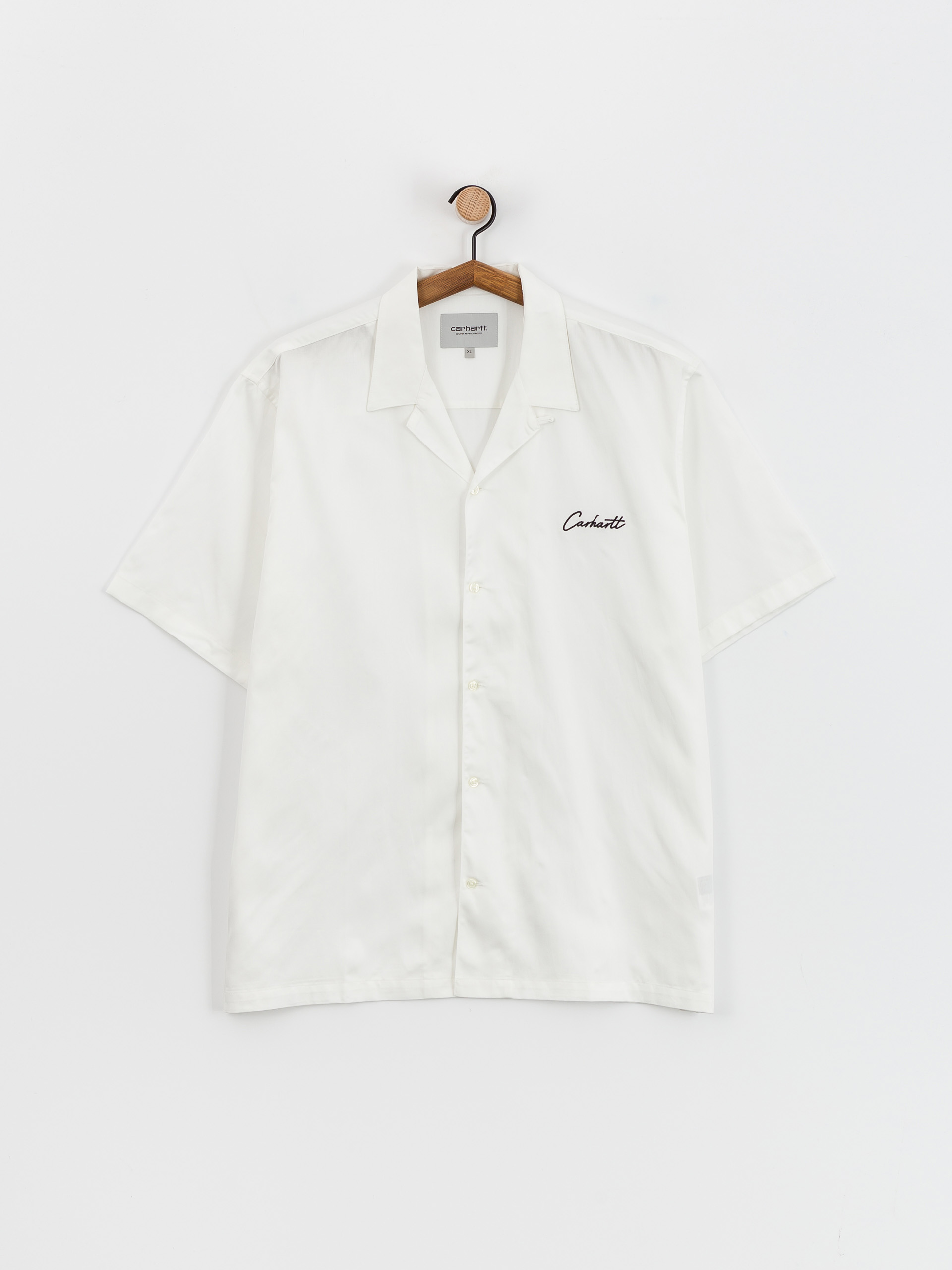 Carhartt WIP Delray Hemd (white/black)