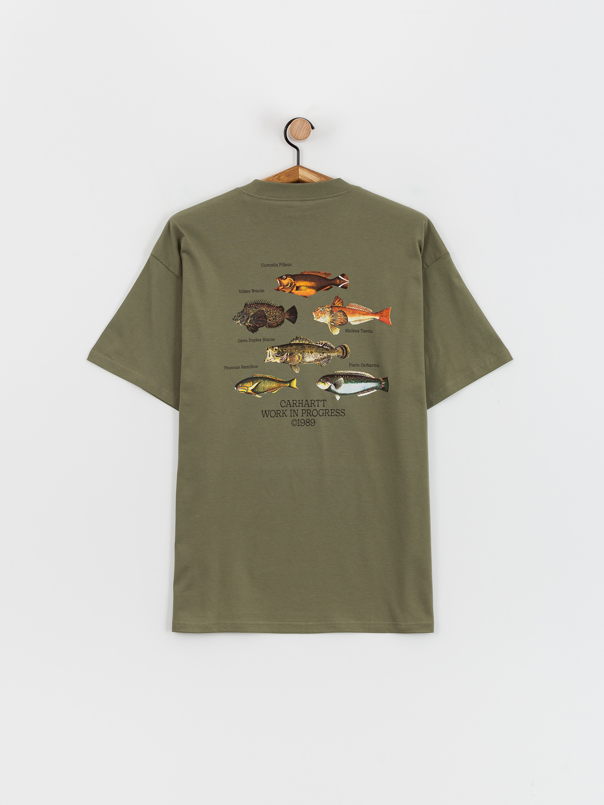 Carhartt WIP Fish T-Shirt (dollar green)