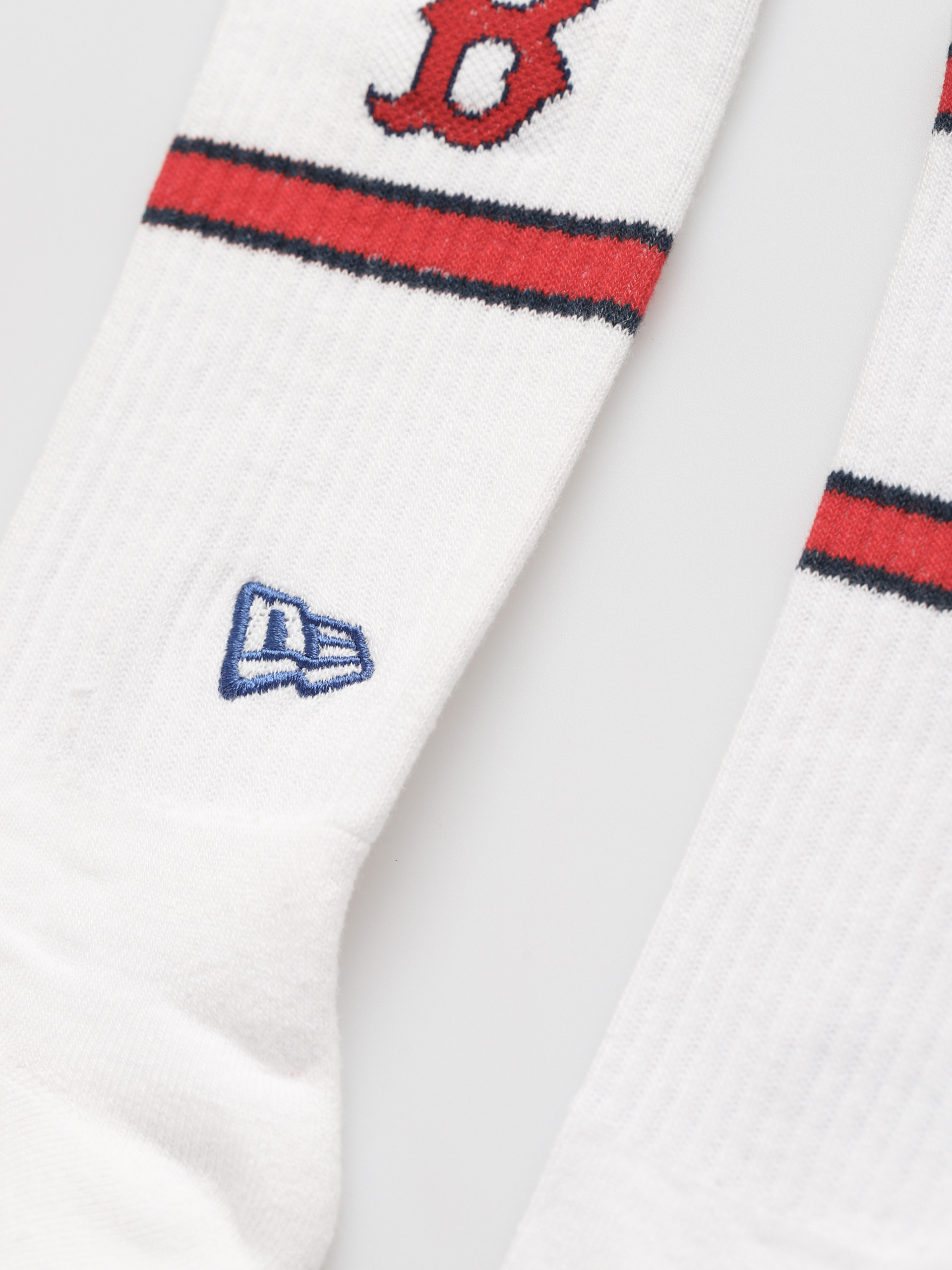 New Era MLB Premium Boston Red Sox Socks (white)