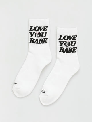 RipNDip Love You Mid Socks (white)