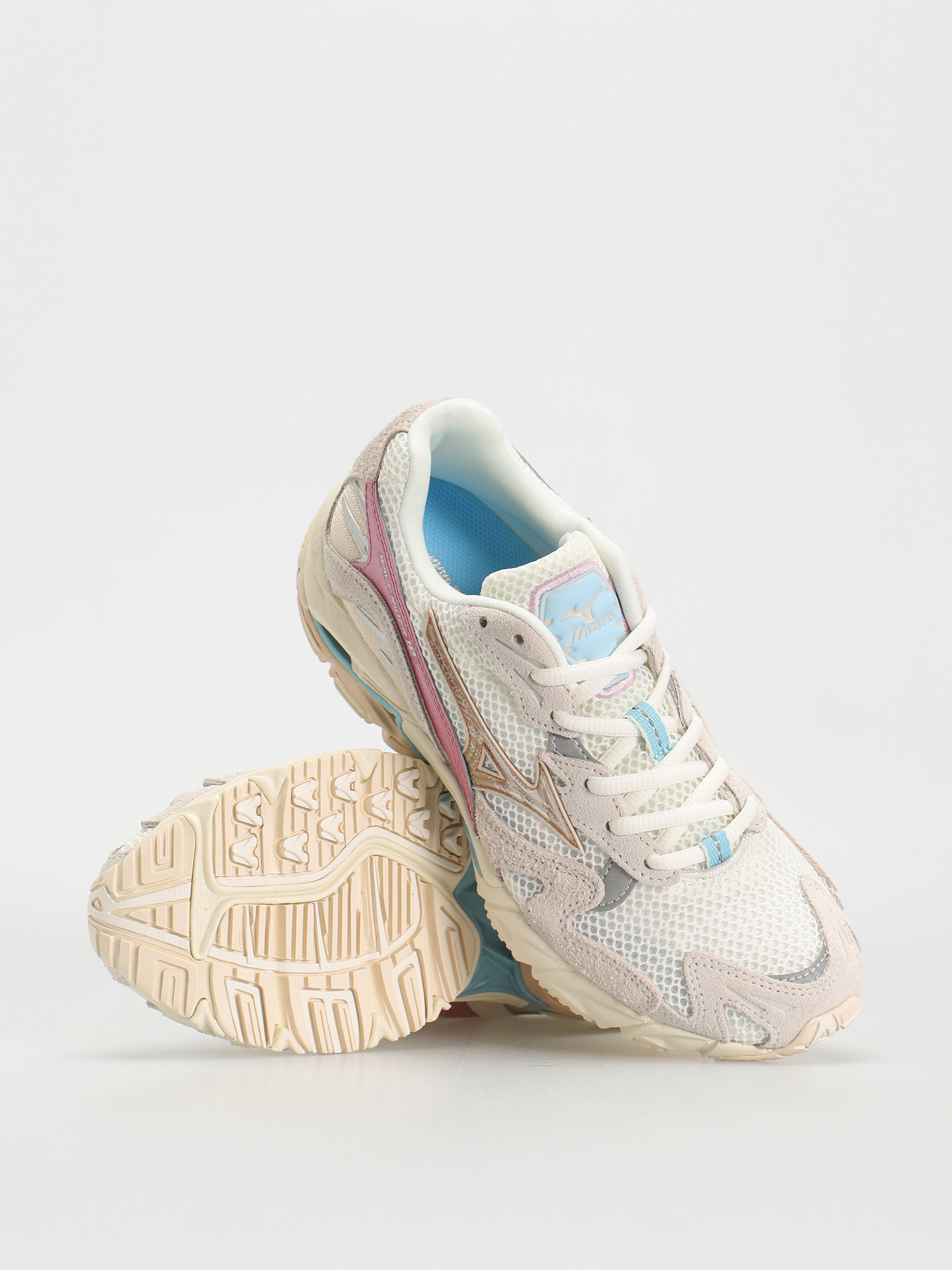 Mizuno Shoes Wave Rider 10 Kosei (white sand/shifting sand/snow white)