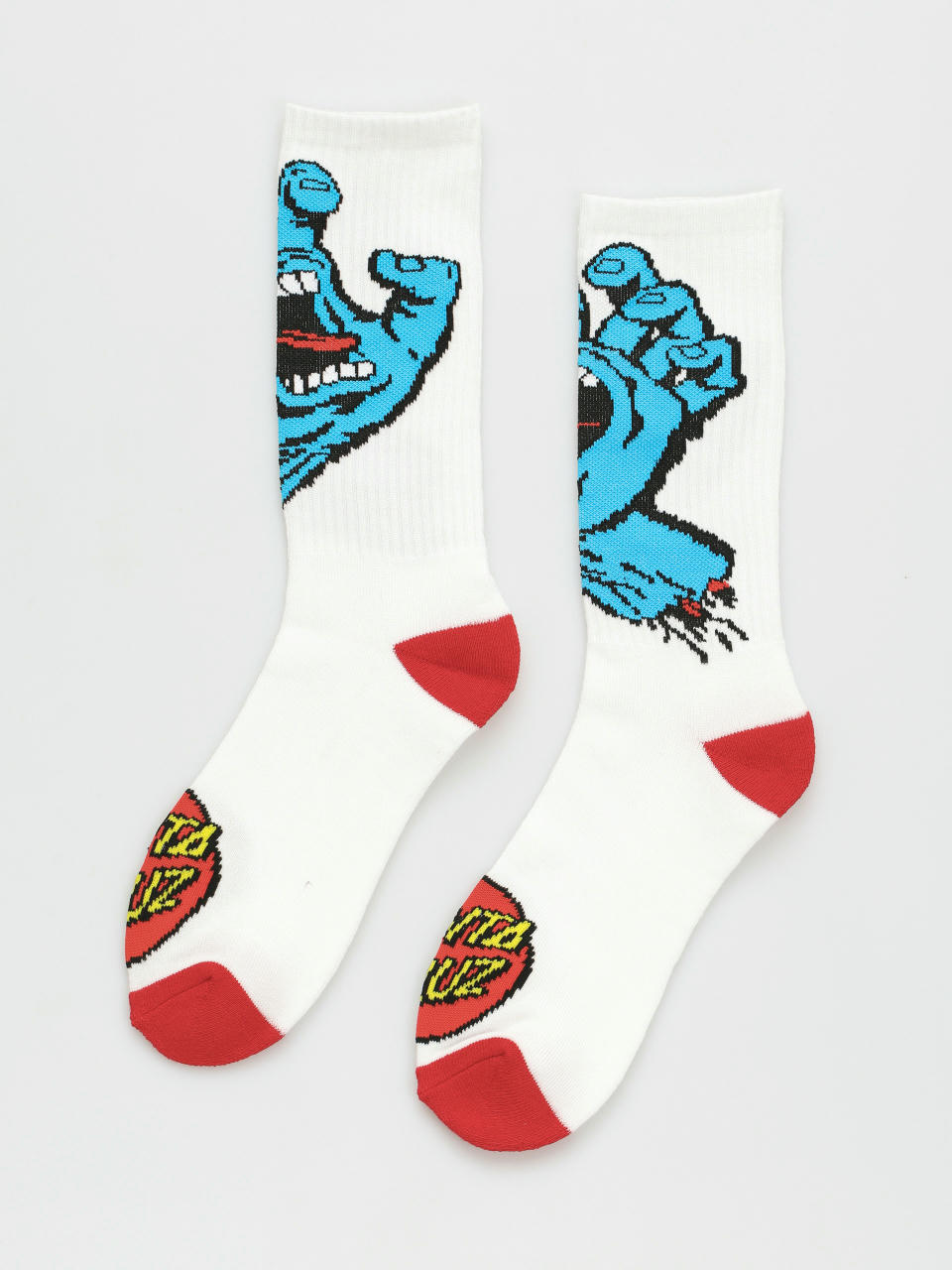 Santa Cruz Screaming Hand Socken (white)