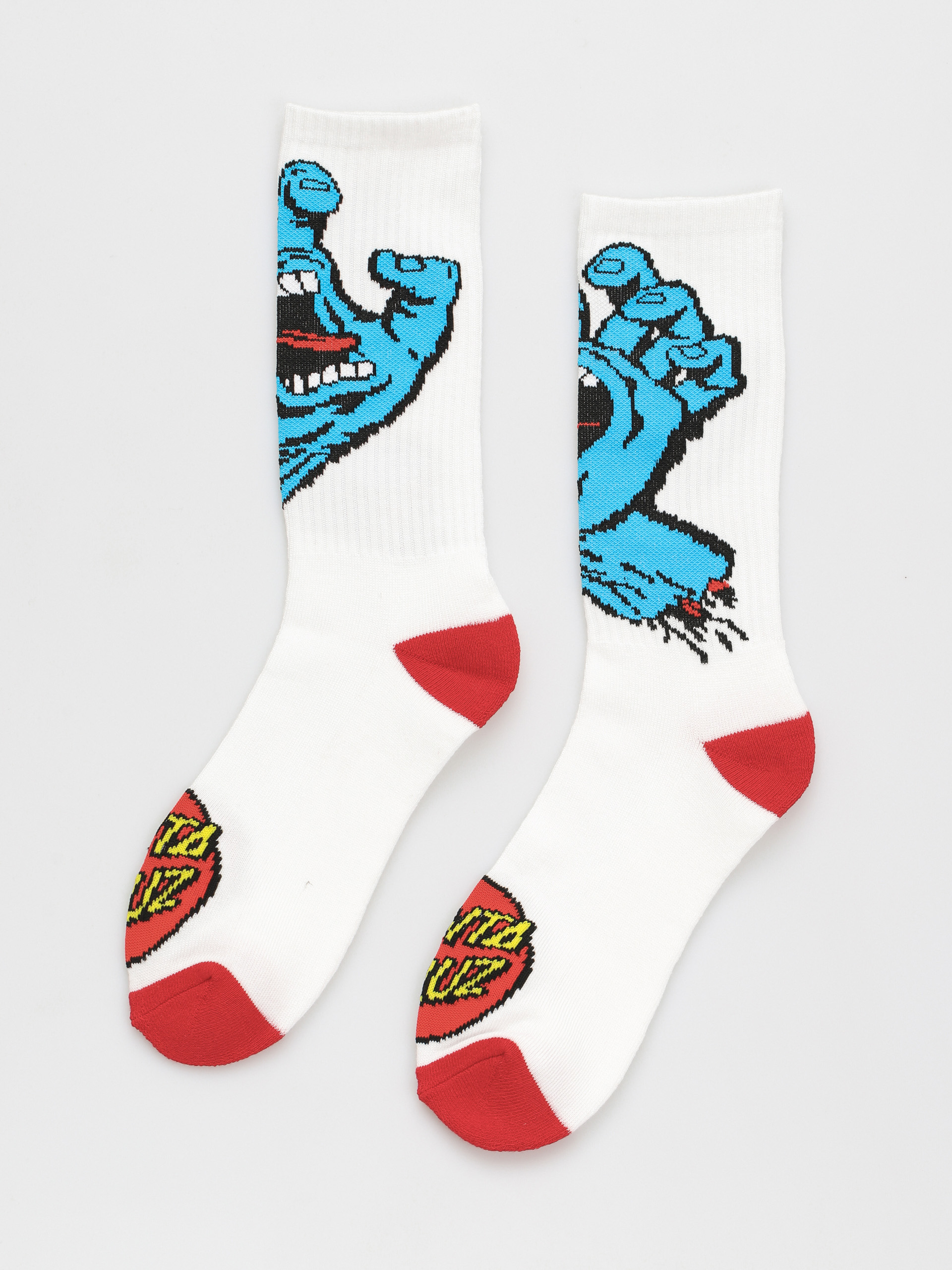 Santa Cruz Screaming Hand Socks (white)