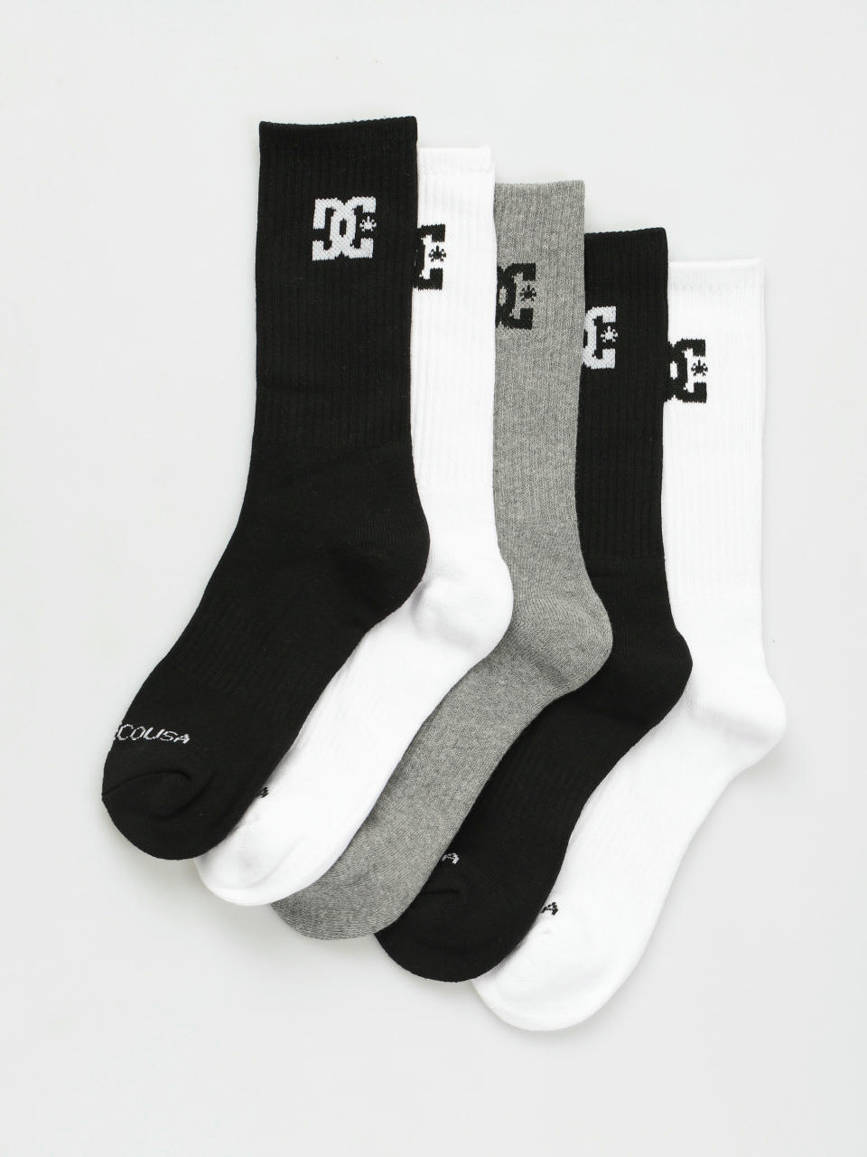 DC Spp Dc Crew 5Pk Socks (assorted)