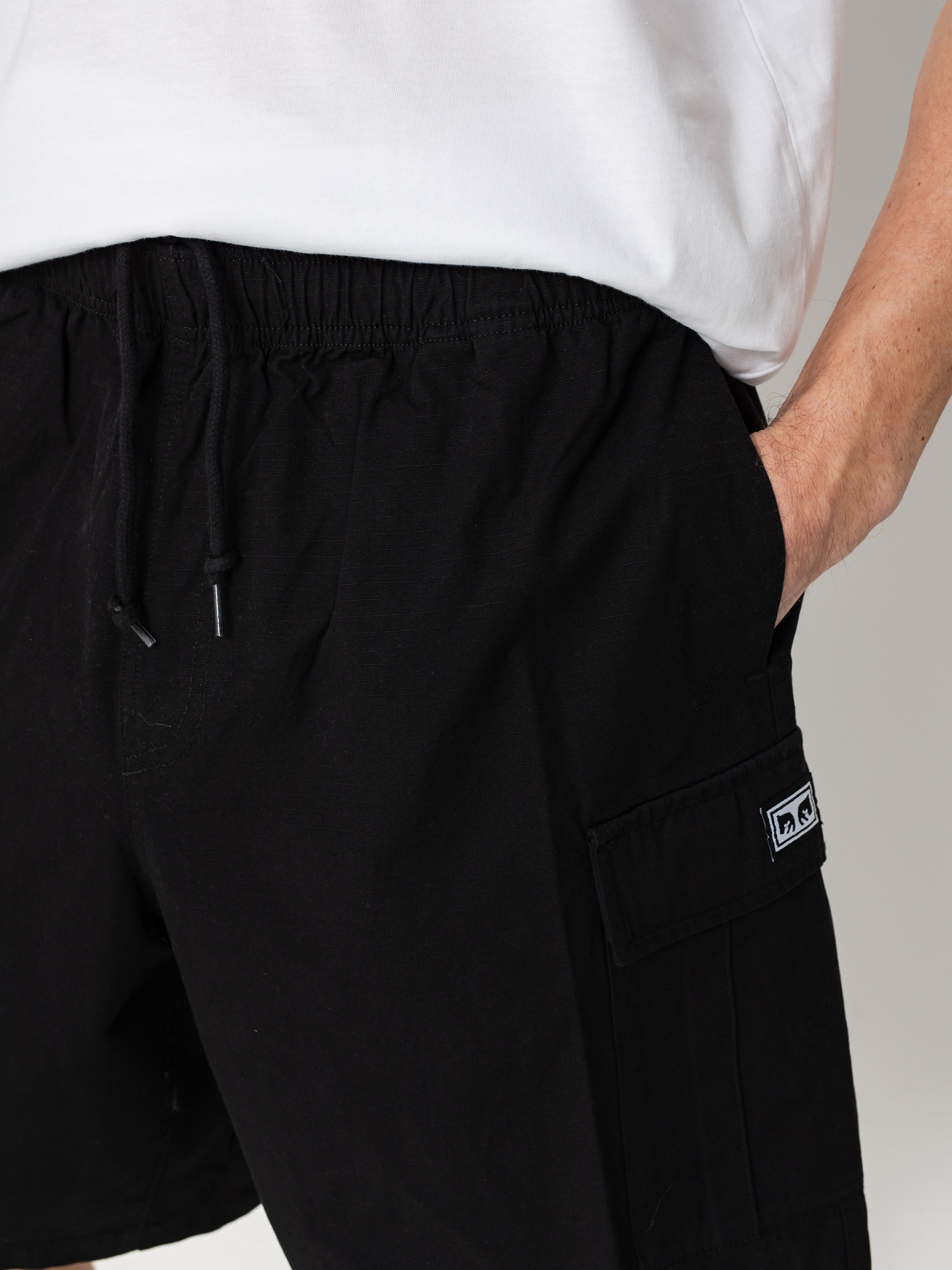 OBEY Easy Ripstop Cargo Shorts (black)
