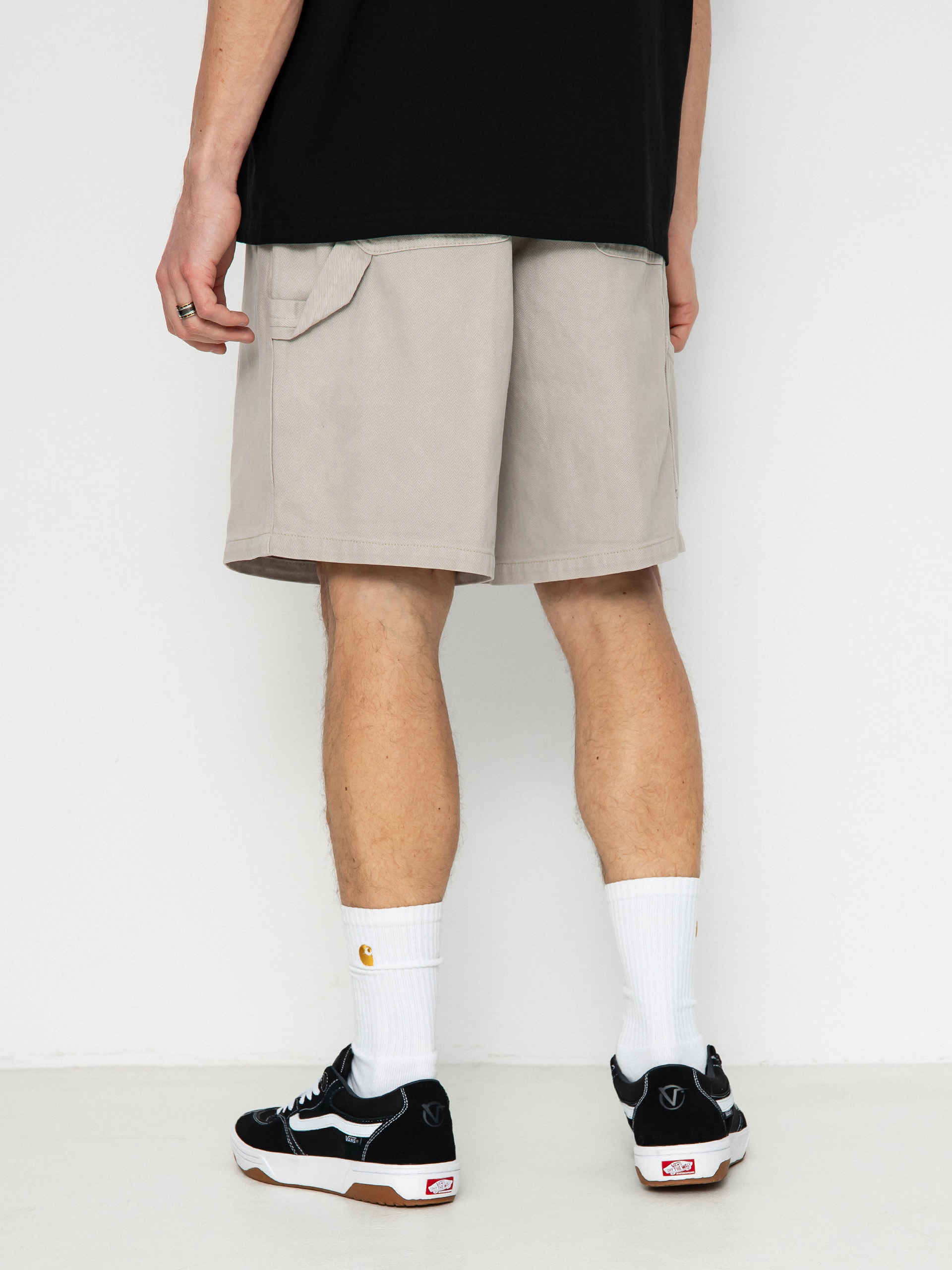 OBEY Easy Denim Carpenter Shorts (silver grey)