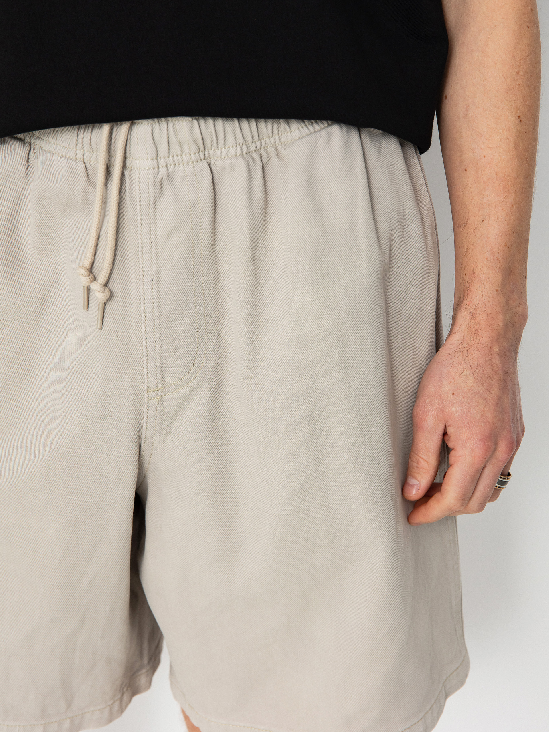 OBEY Easy Denim Carpenter Shorts (silver grey)