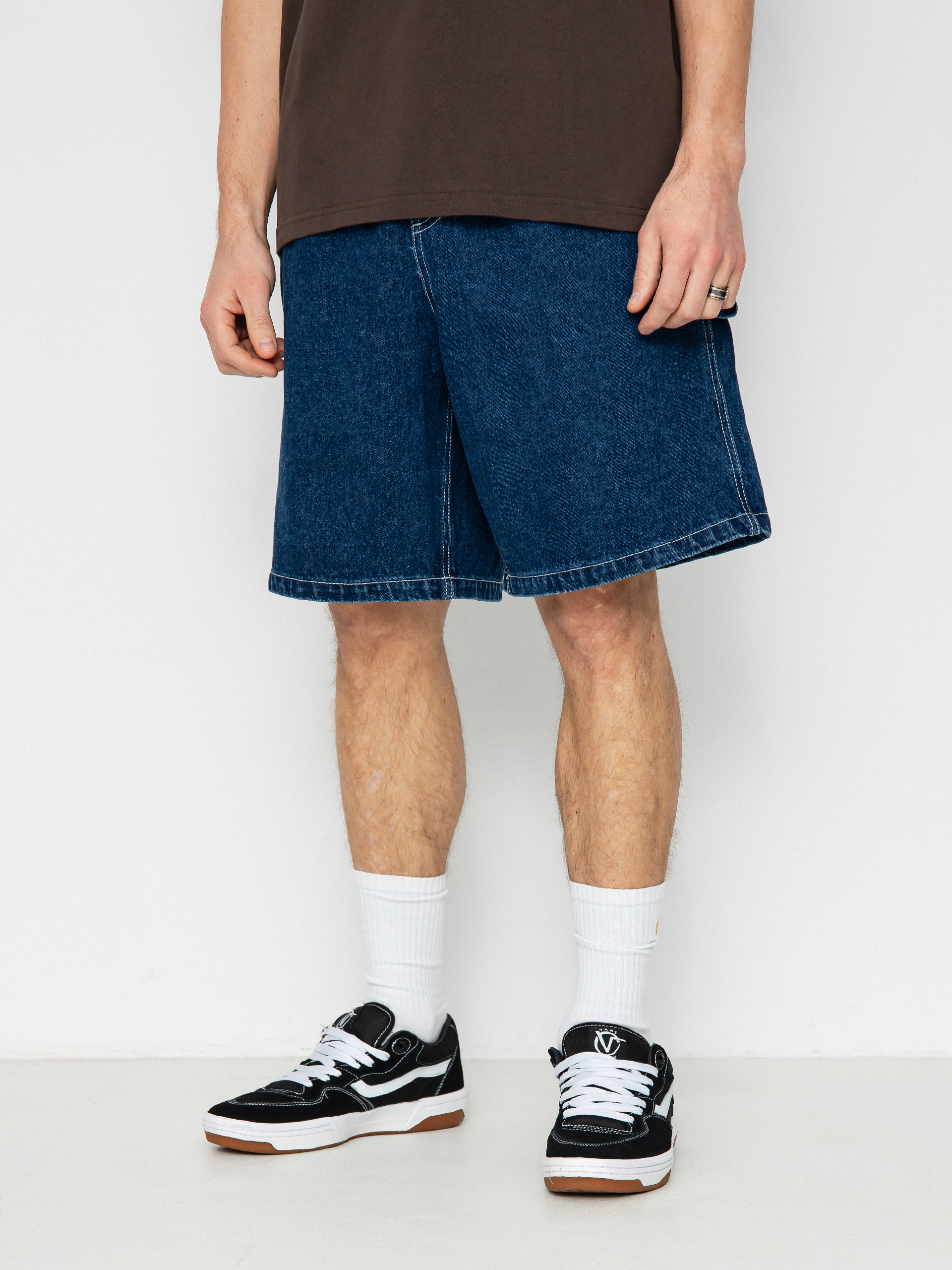 OBEY Easy Denim Carpenter Shorts (stone wash indigo)