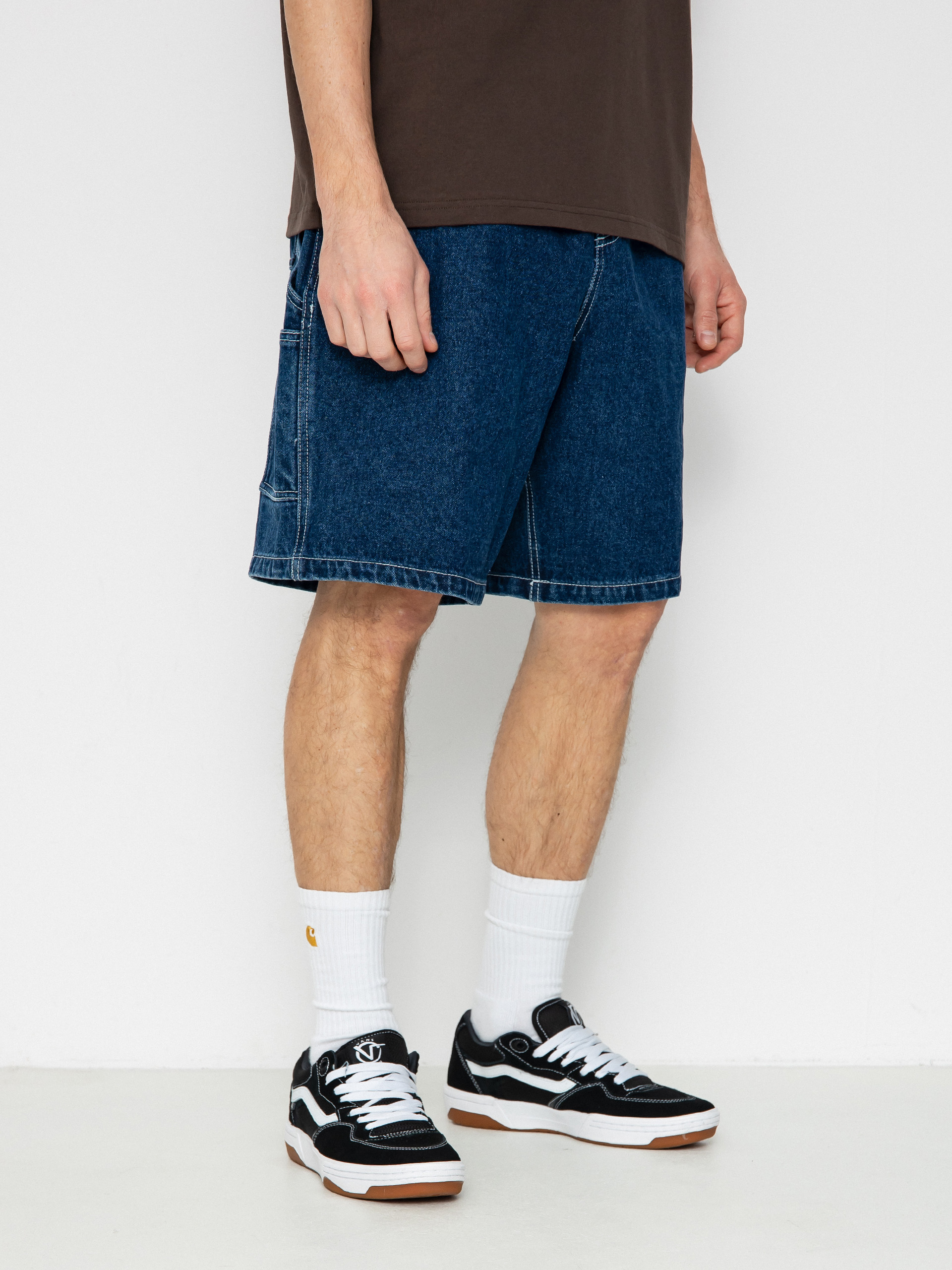 OBEY Easy Denim Carpenter Shorts (stone wash indigo)