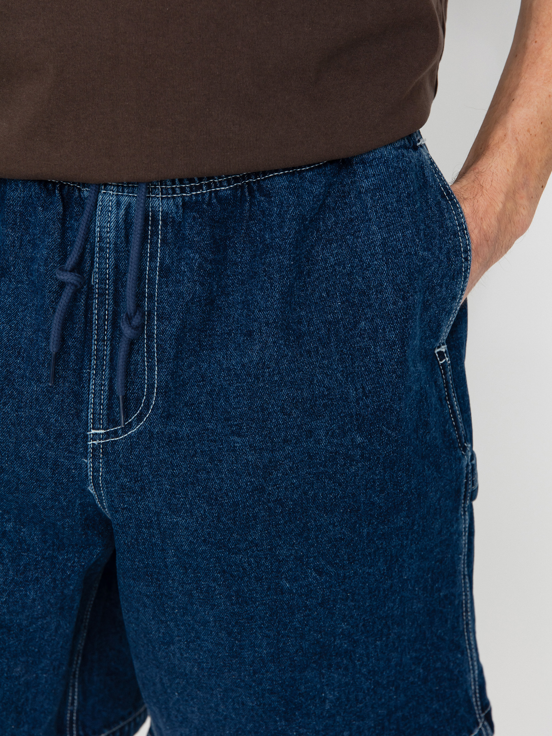 OBEY Easy Denim Carpenter Shorts (stone wash indigo)