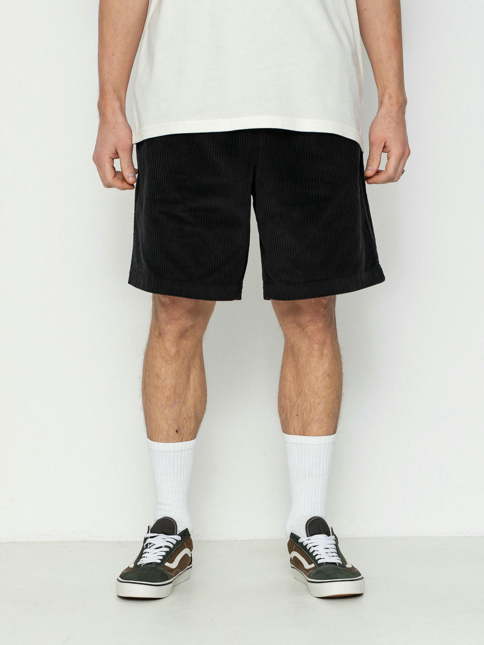 OBEY Easy Relaxed Corduroy Shorts (digital black)