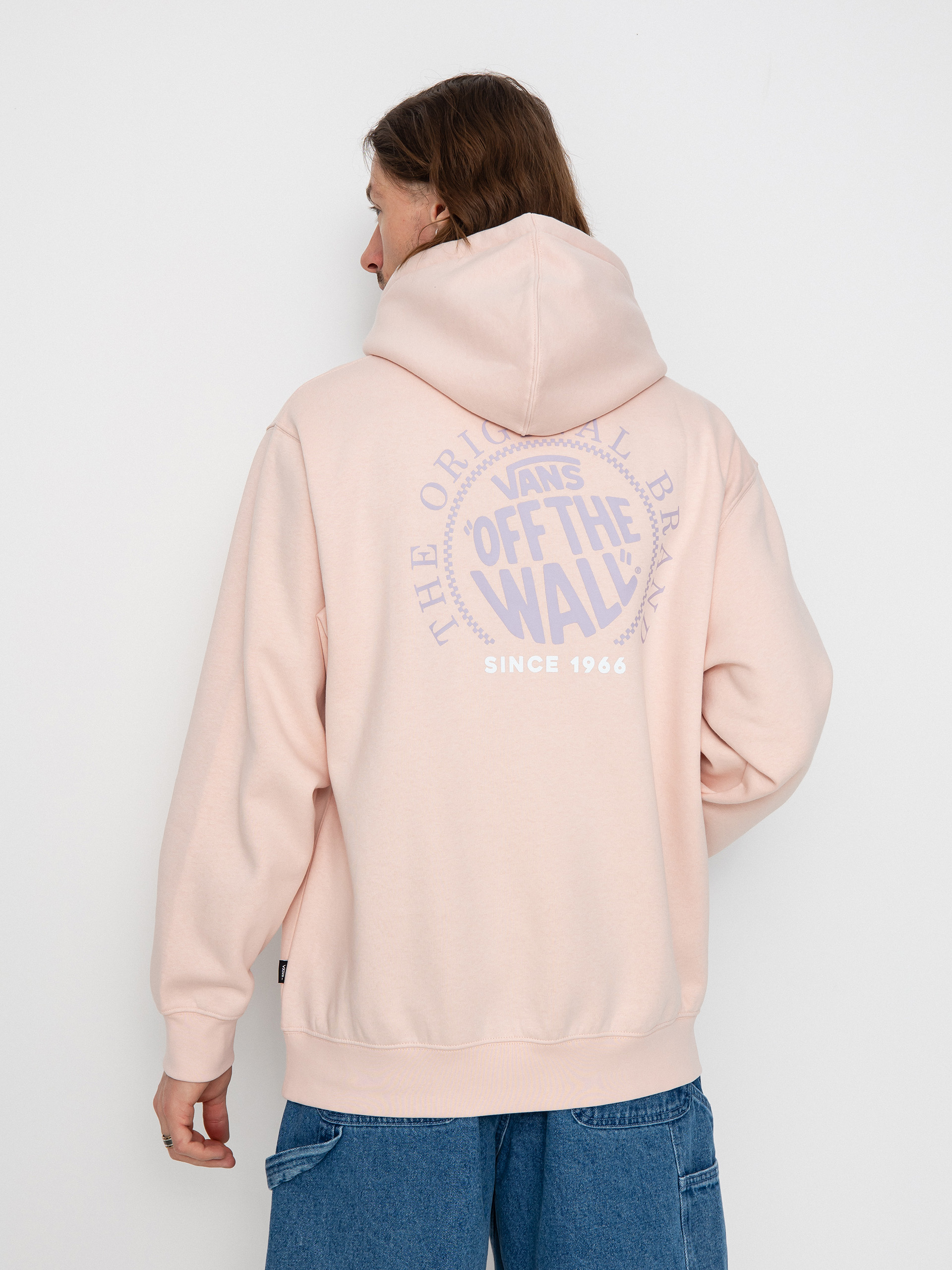 Vans Vans Circle Loose Fit Fleece HD Hoodie pink chintz rose