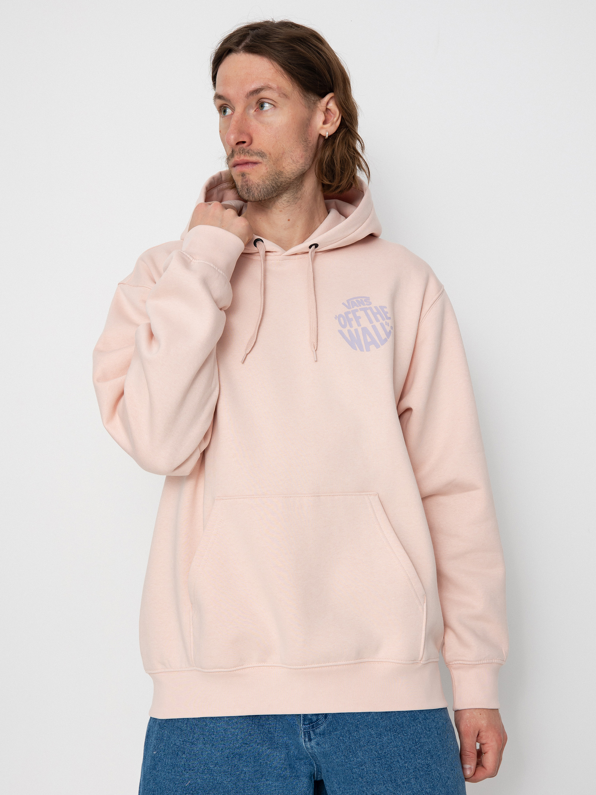 Pink vans hoodie online