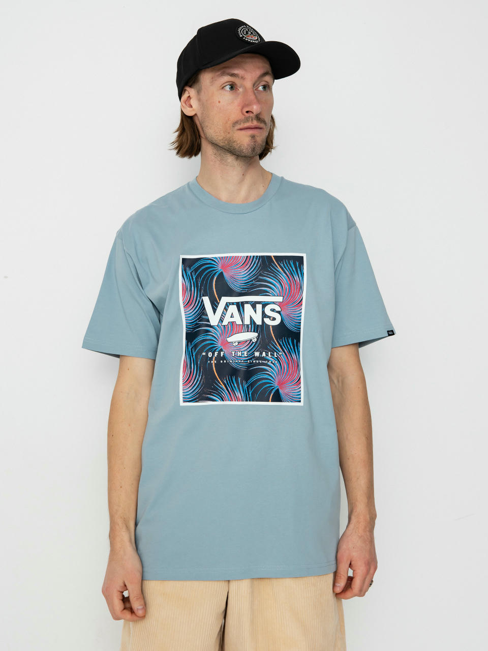 Vans Classic Print Box Hemd (dusty blue/white)