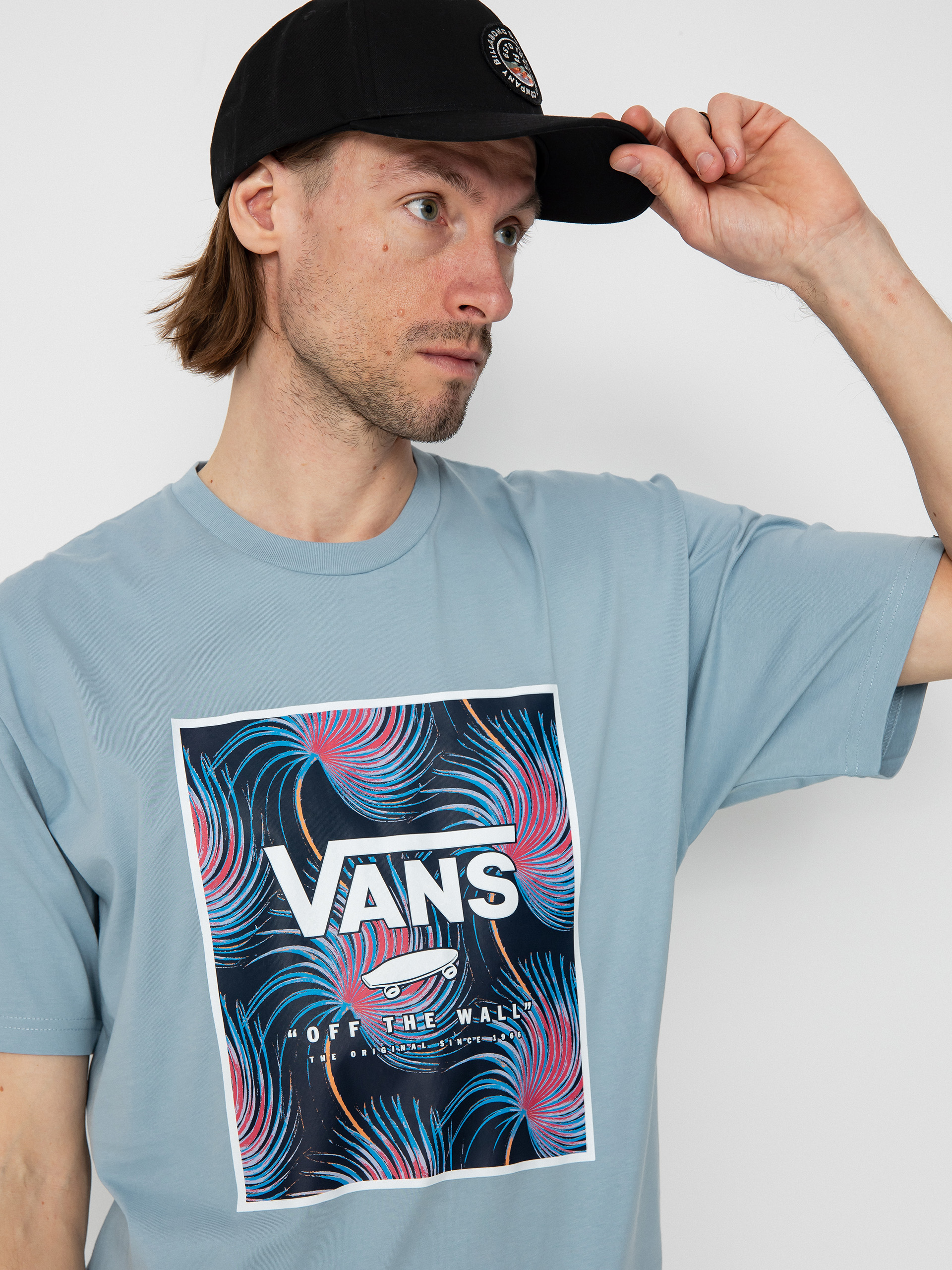 Vans Classic Print Box Hemd (dusty blue/white)
