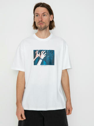 Polar Skate T-Shirt Caged Hands (white)